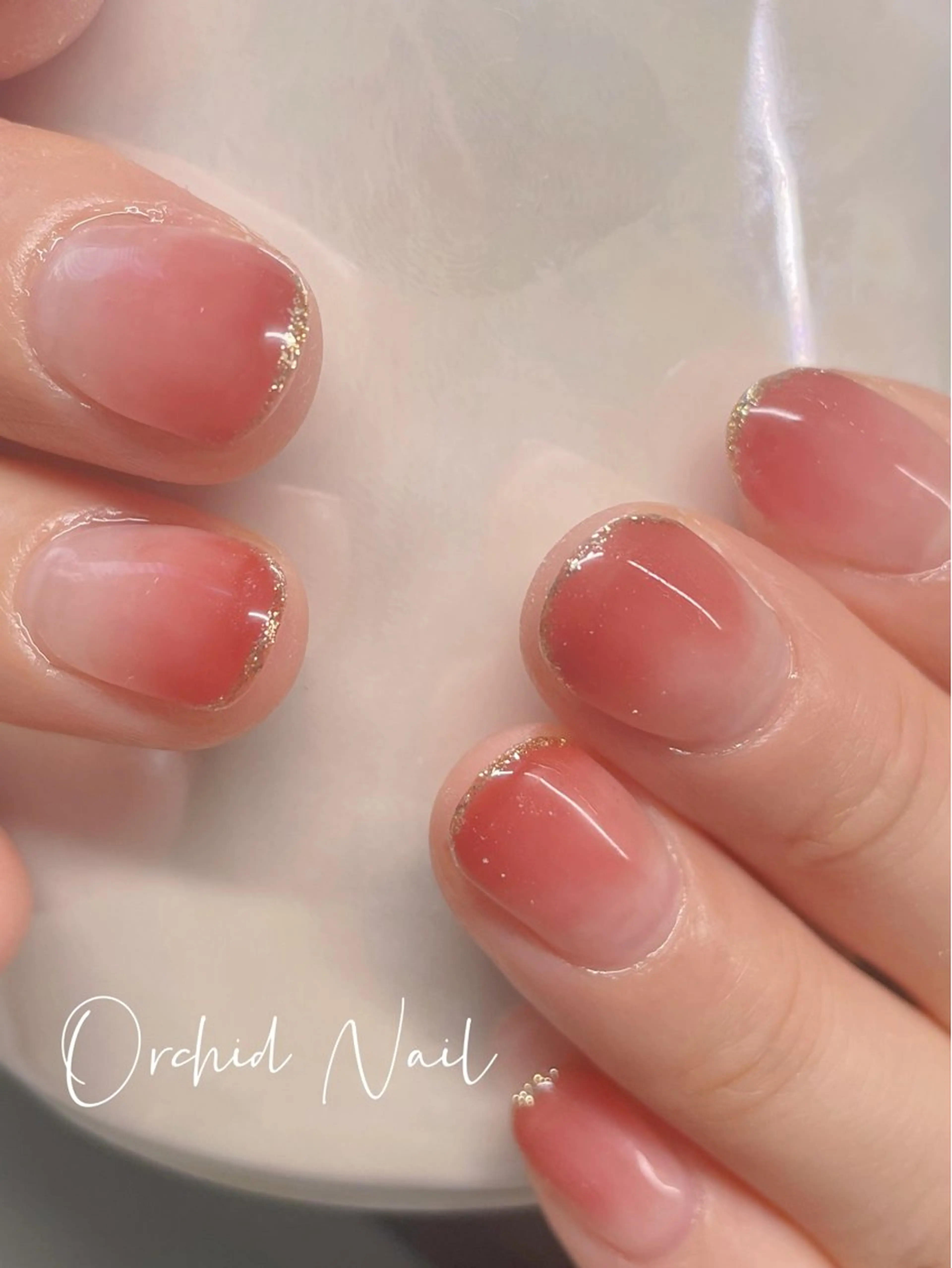 ネイル グラデーション ハンドネイル Orchid Nailのネイルデザイン