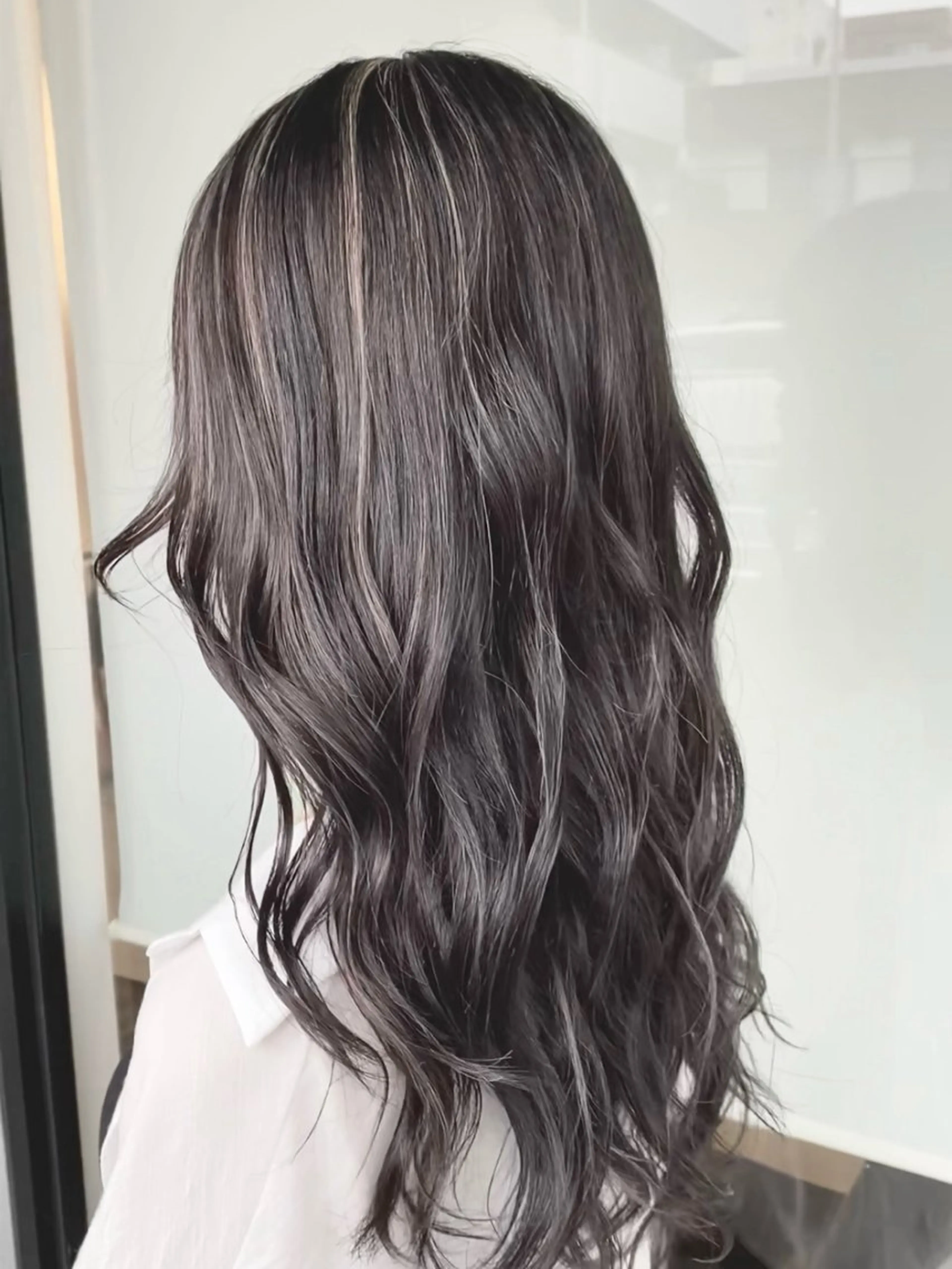 ロング カット ヘアカラー トリートメント D.I.E.V.A hair  錦糸町店所属・✨小顔レイヤー/ 艶カラー/清野龍平のヘアスタイル