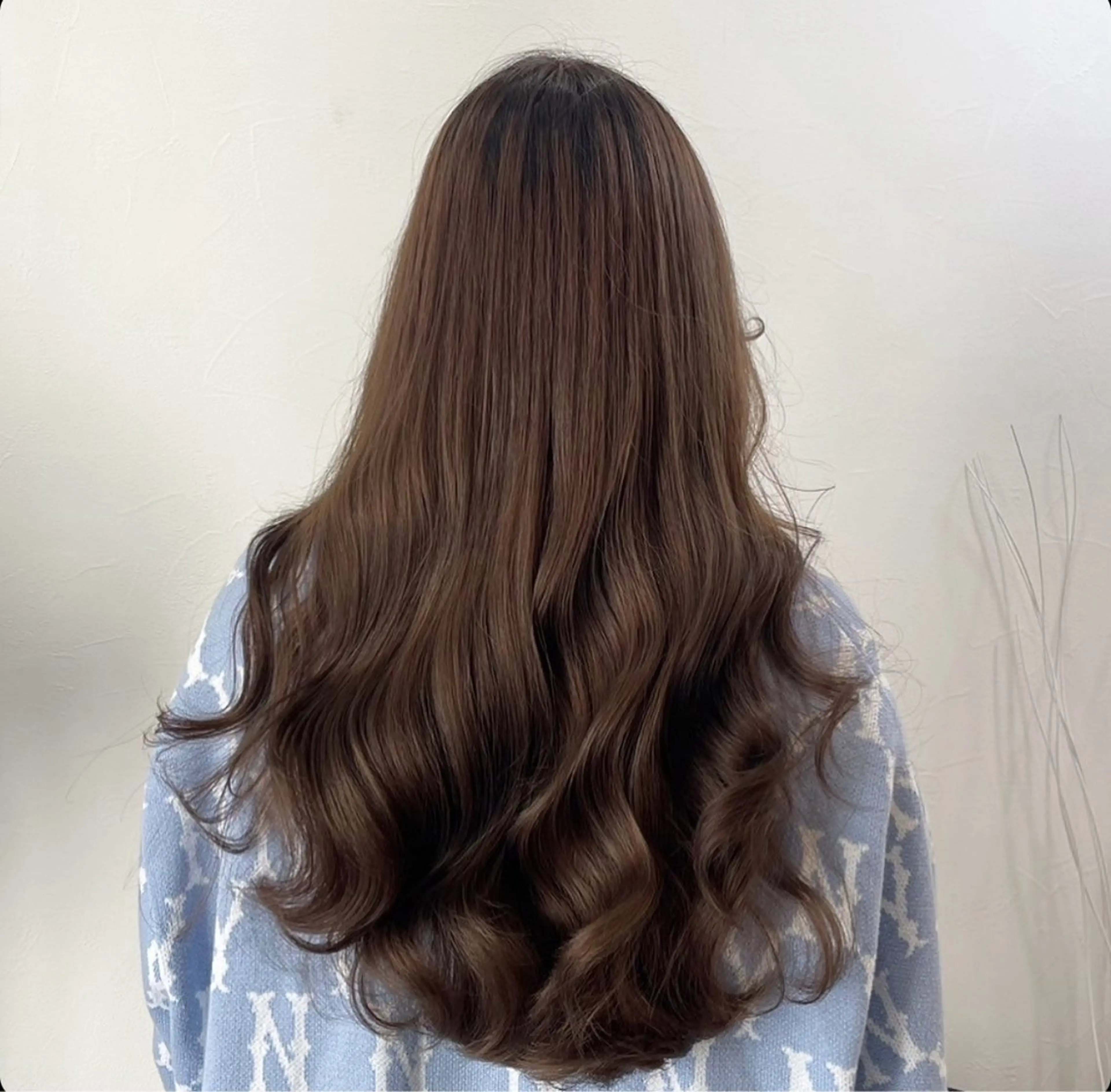 ロング カラー ブラウンカラー ダークブラウン 🦋Yui🦋透明感 /艶カラーのヘアスタイル