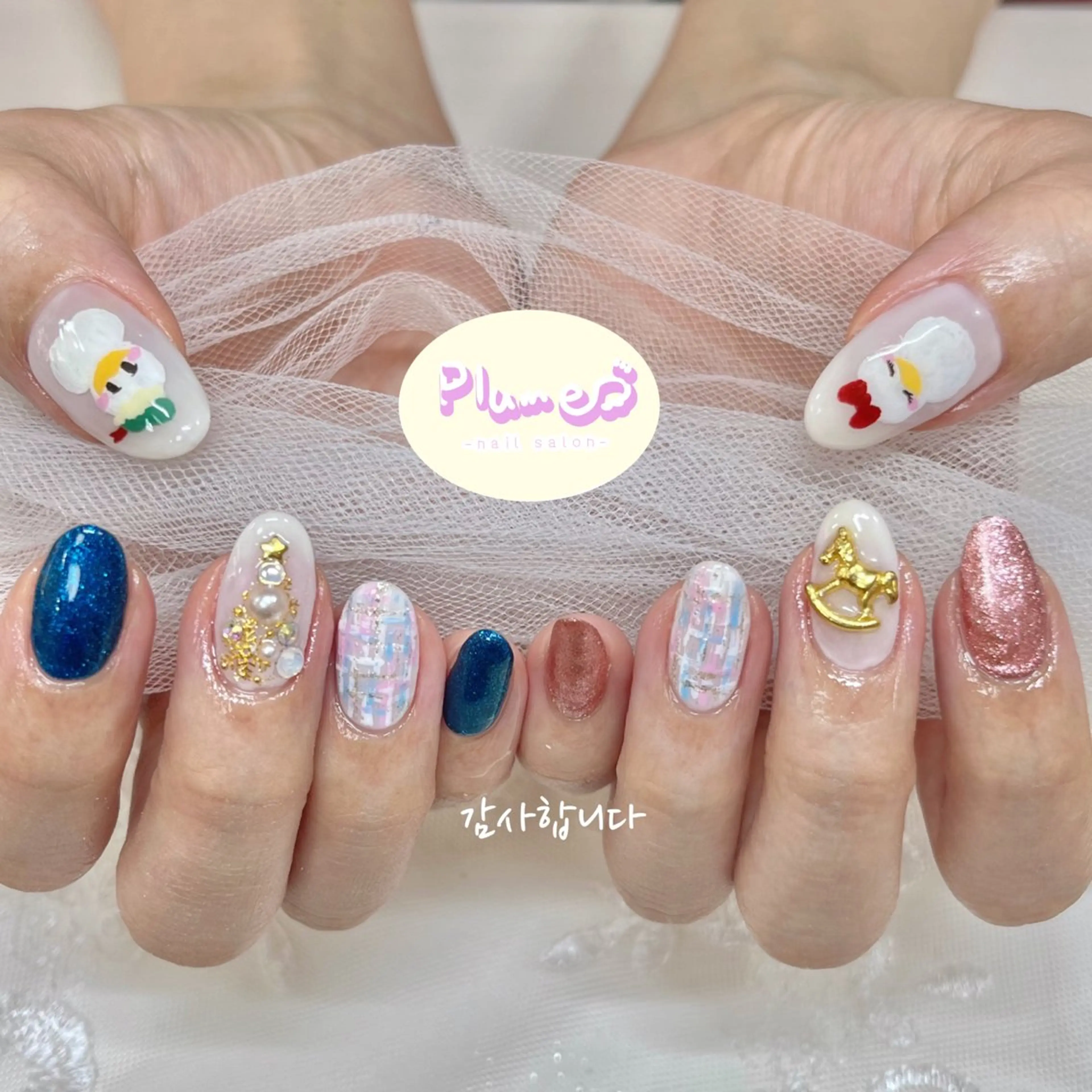 ネイル ハンドネイル plume nail ☆韓国ネイルのネイルデザイン