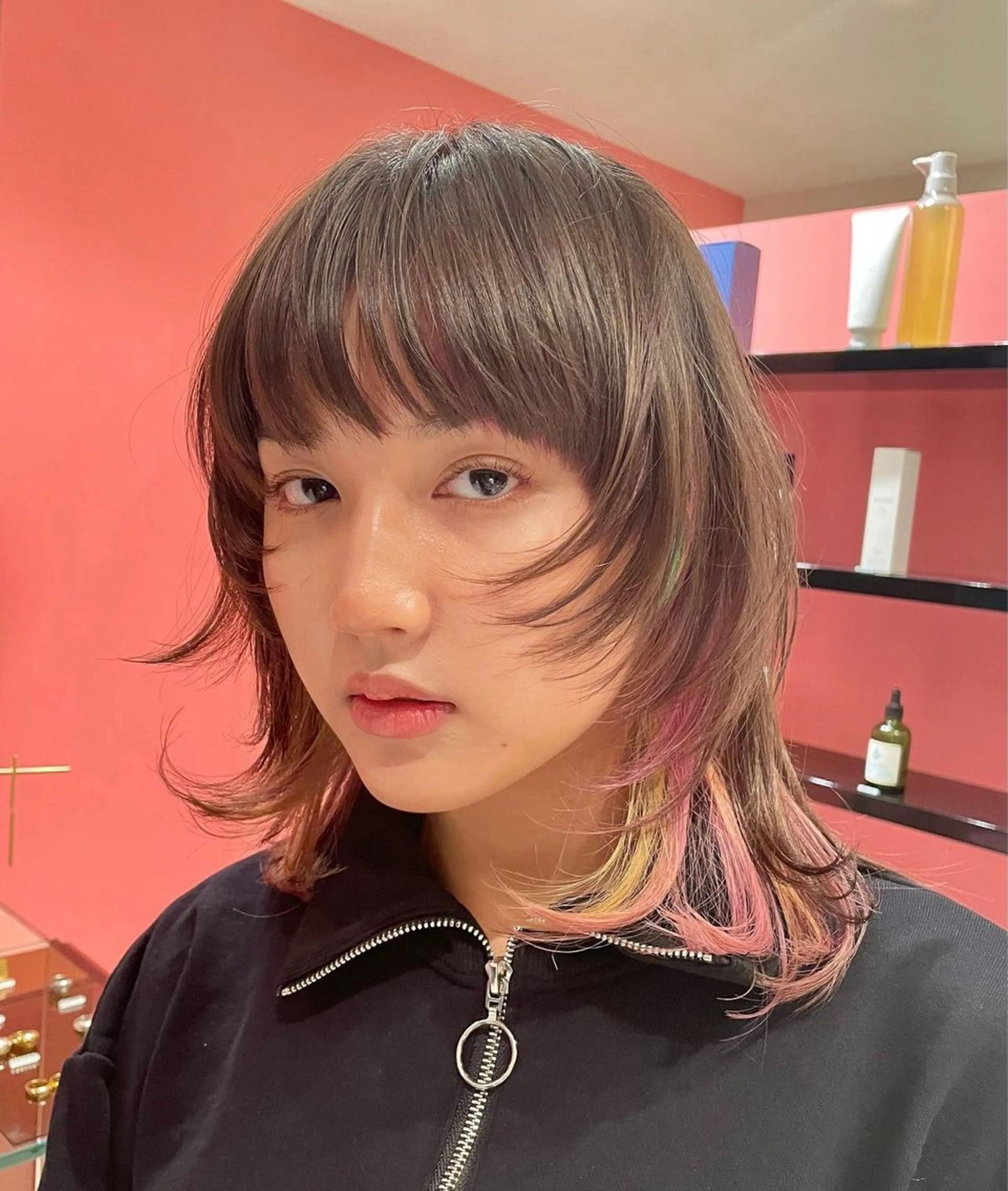 ミディアム カット 田邉 海斗のヘアスタイル