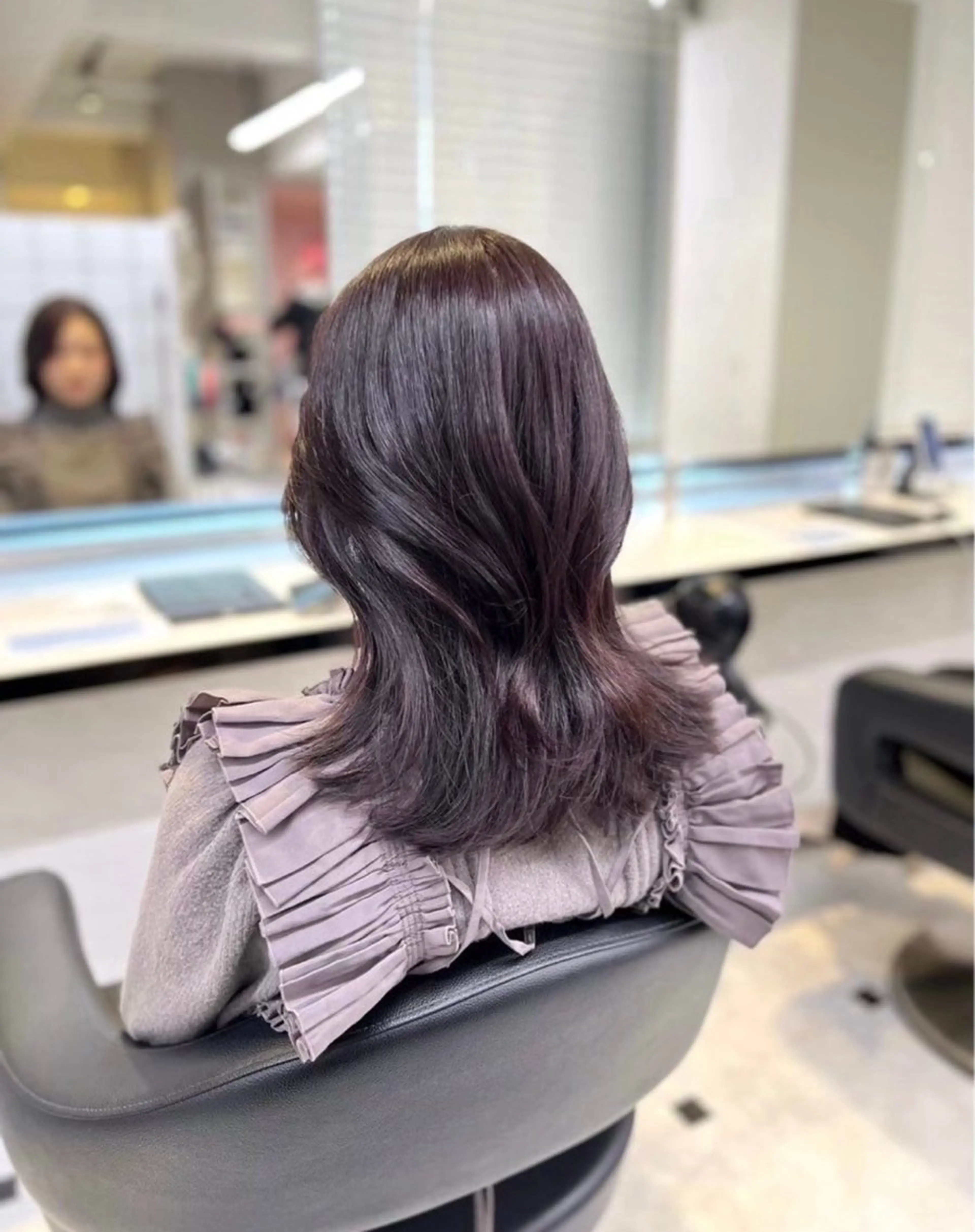 ロング ヘアカラー miku/ラベンダー 透明感カラー🪻❤︎のヘアスタイル