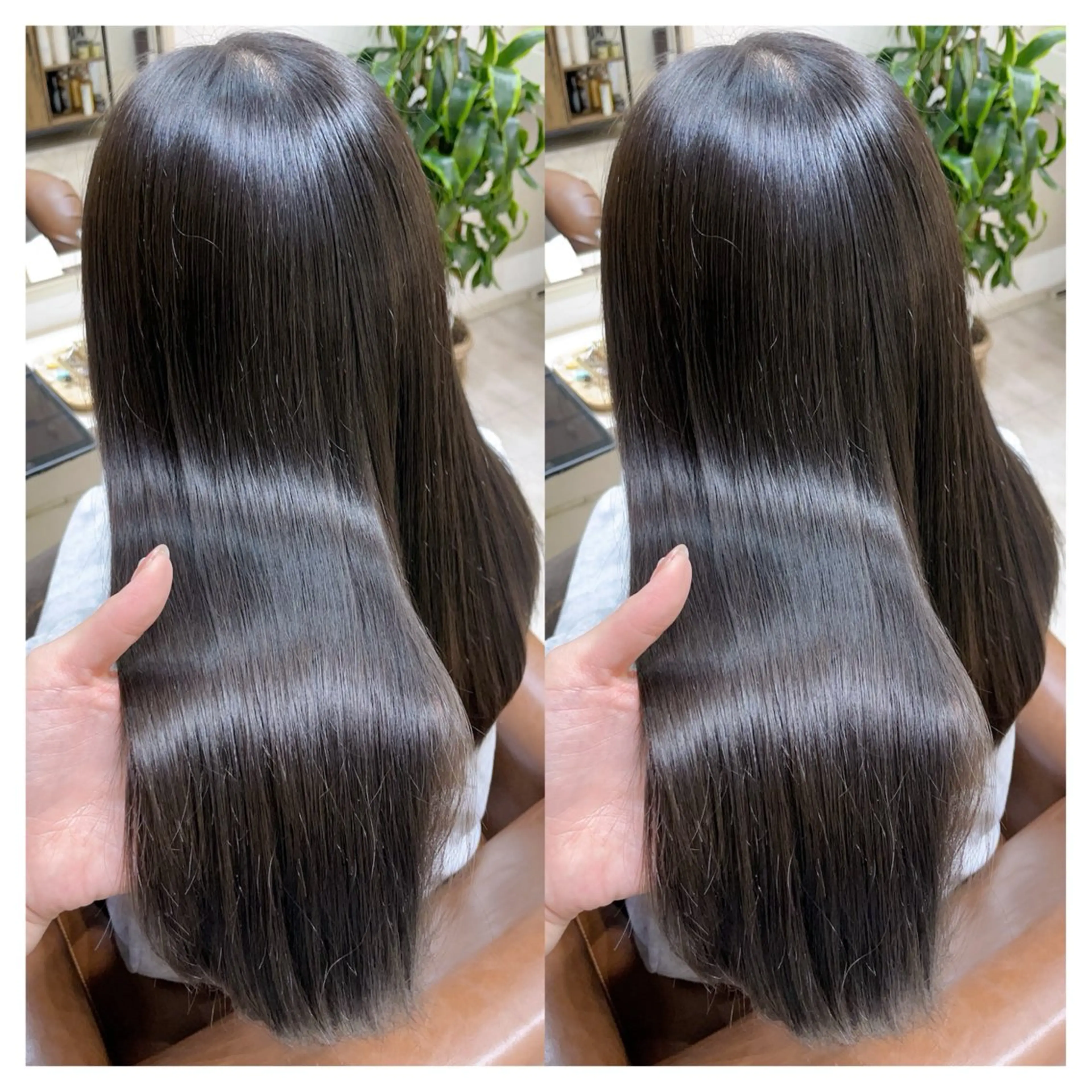 セミロング カラー カット ヘアカラー トリートメント 村山 茉衣のヘアスタイル
