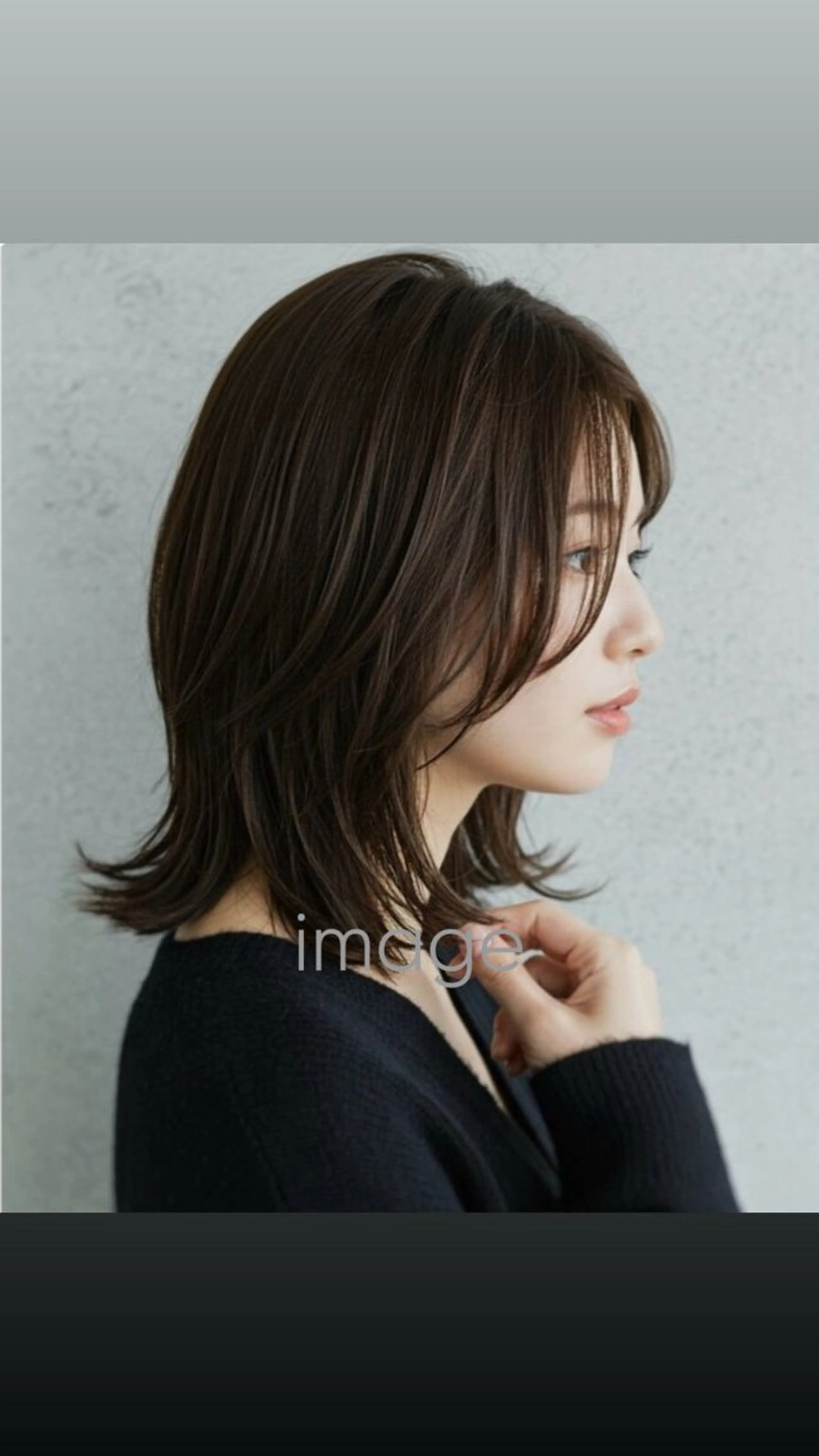 ミディアム レディースミディアム モデル 亀戸🌙松本のヘアスタイル