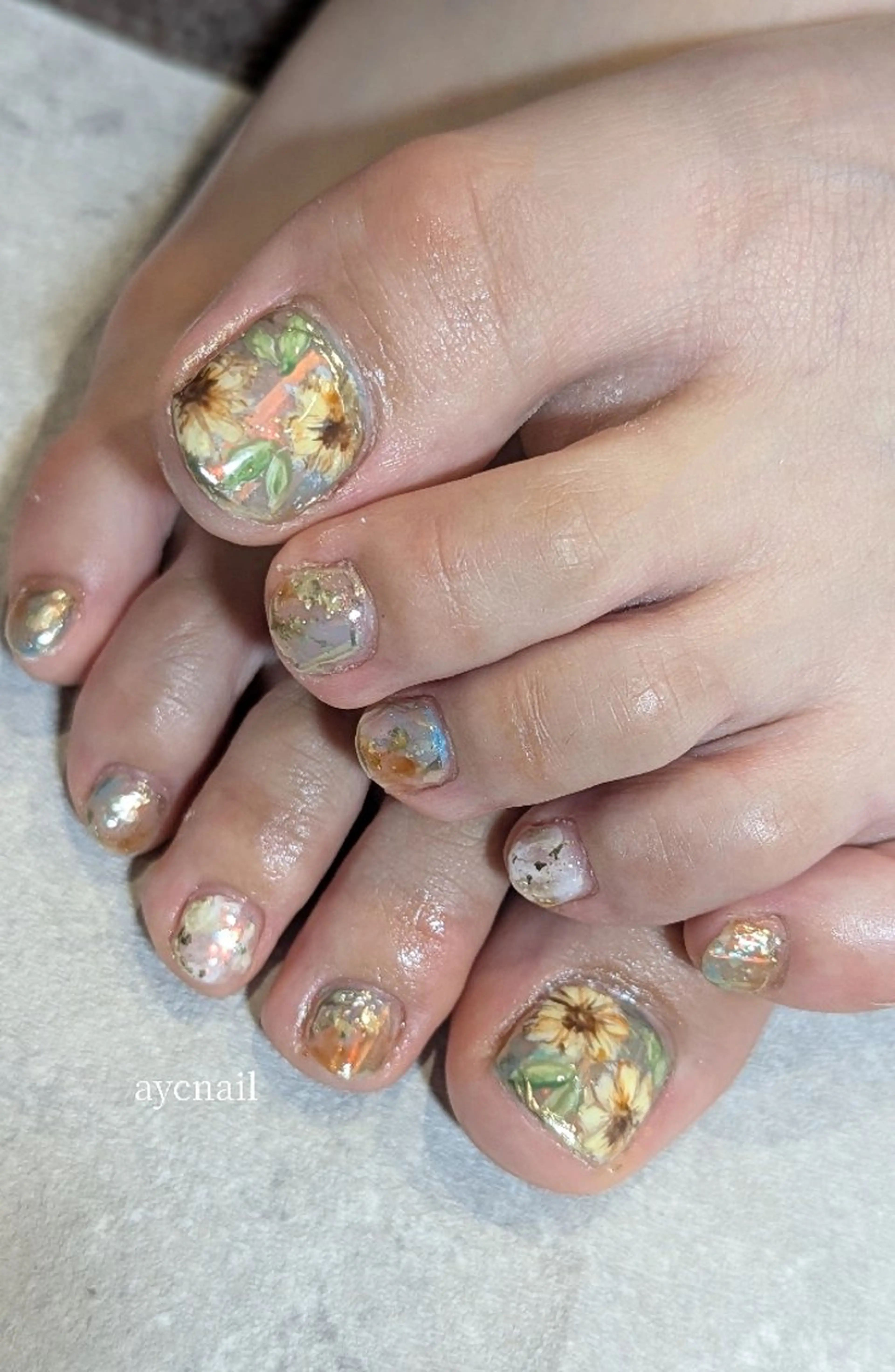 ネイル フットネイル フットネイル aycnail 　Ayakaのネイルデザイン