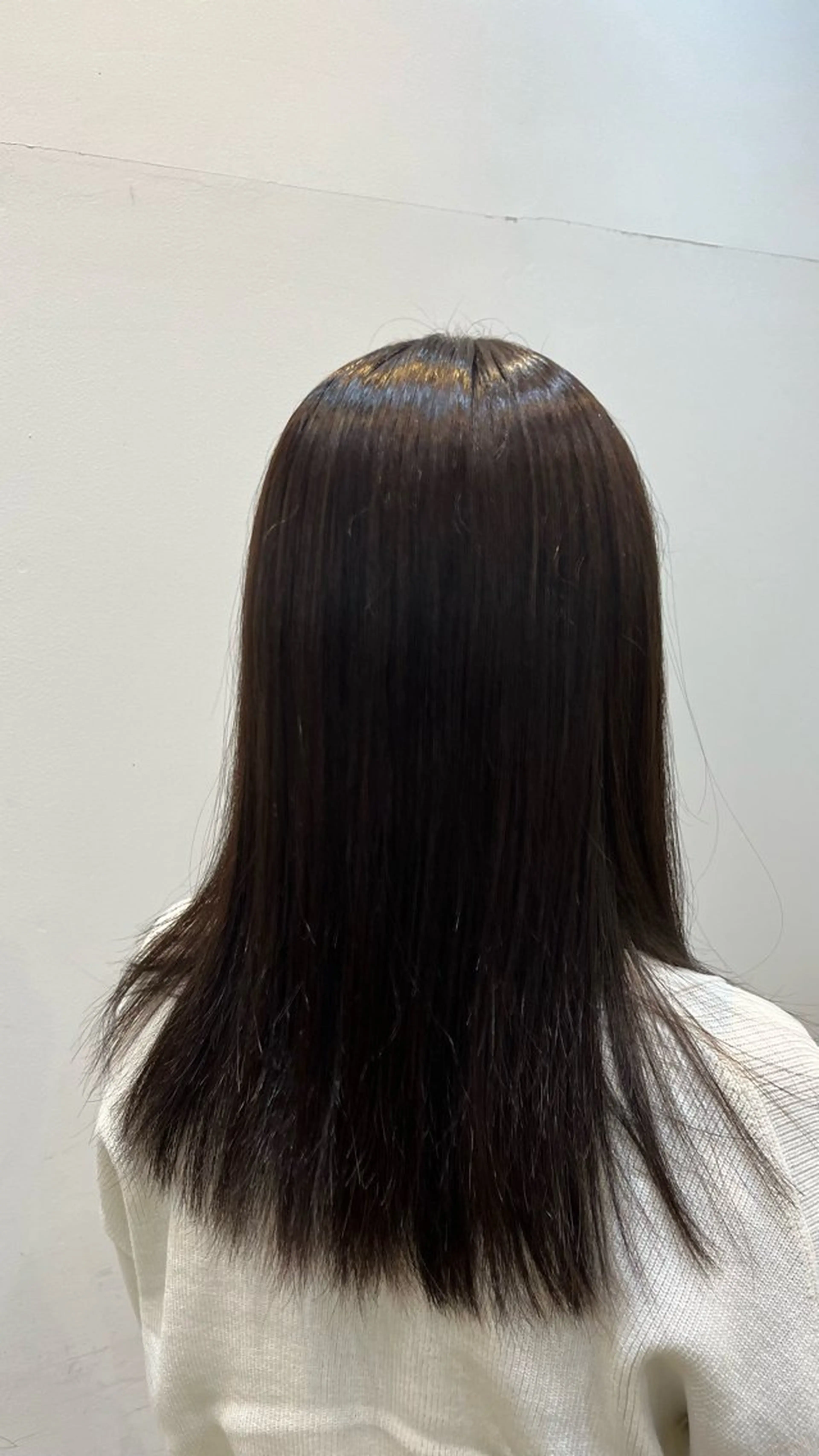 セミロング カラー 岡野 豪のヘアスタイル