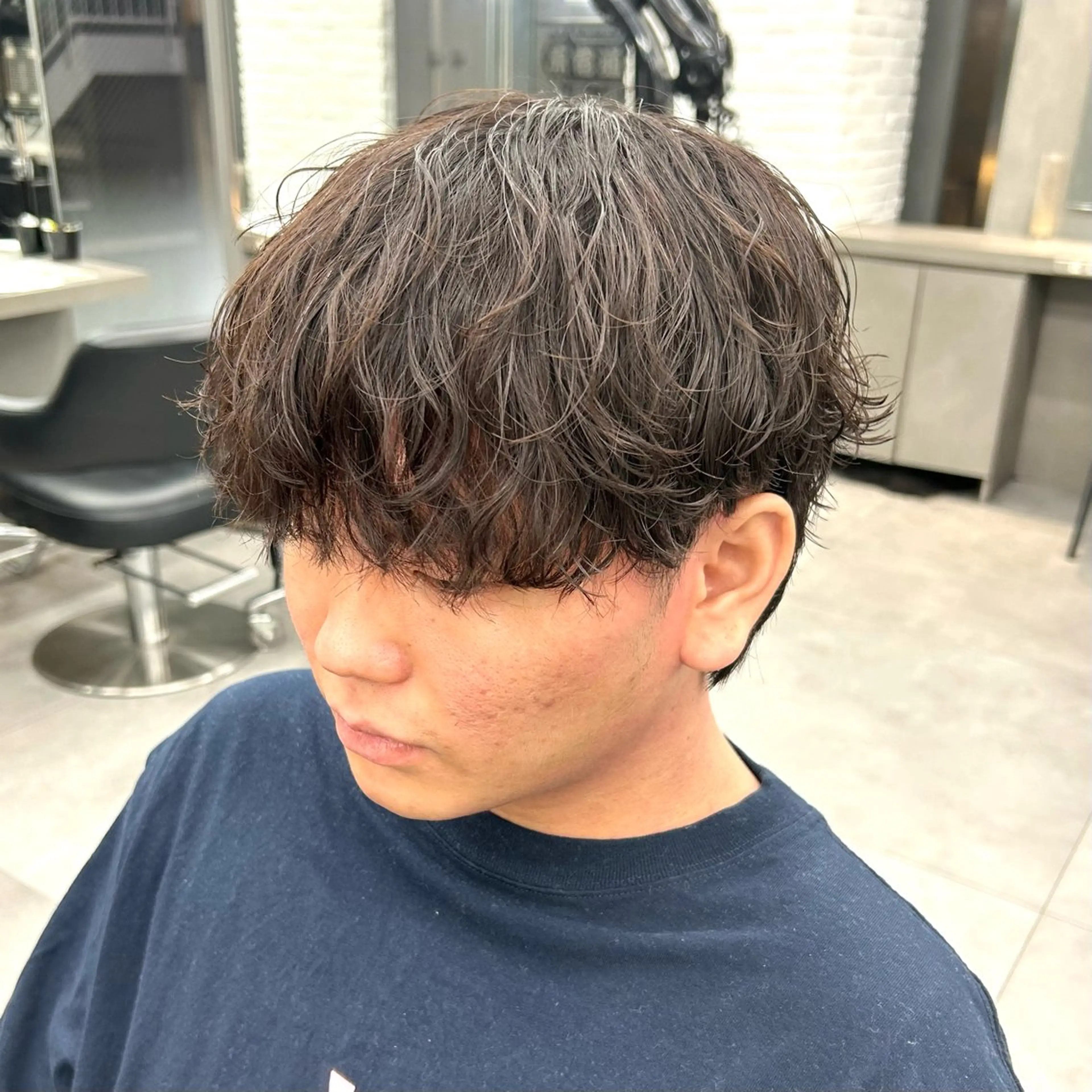 パーマ メンズ メンズパーマ カット パーマ トリートメント 韓国ヘア🇰🇷 メンズパーマ/つかさのヘアスタイル