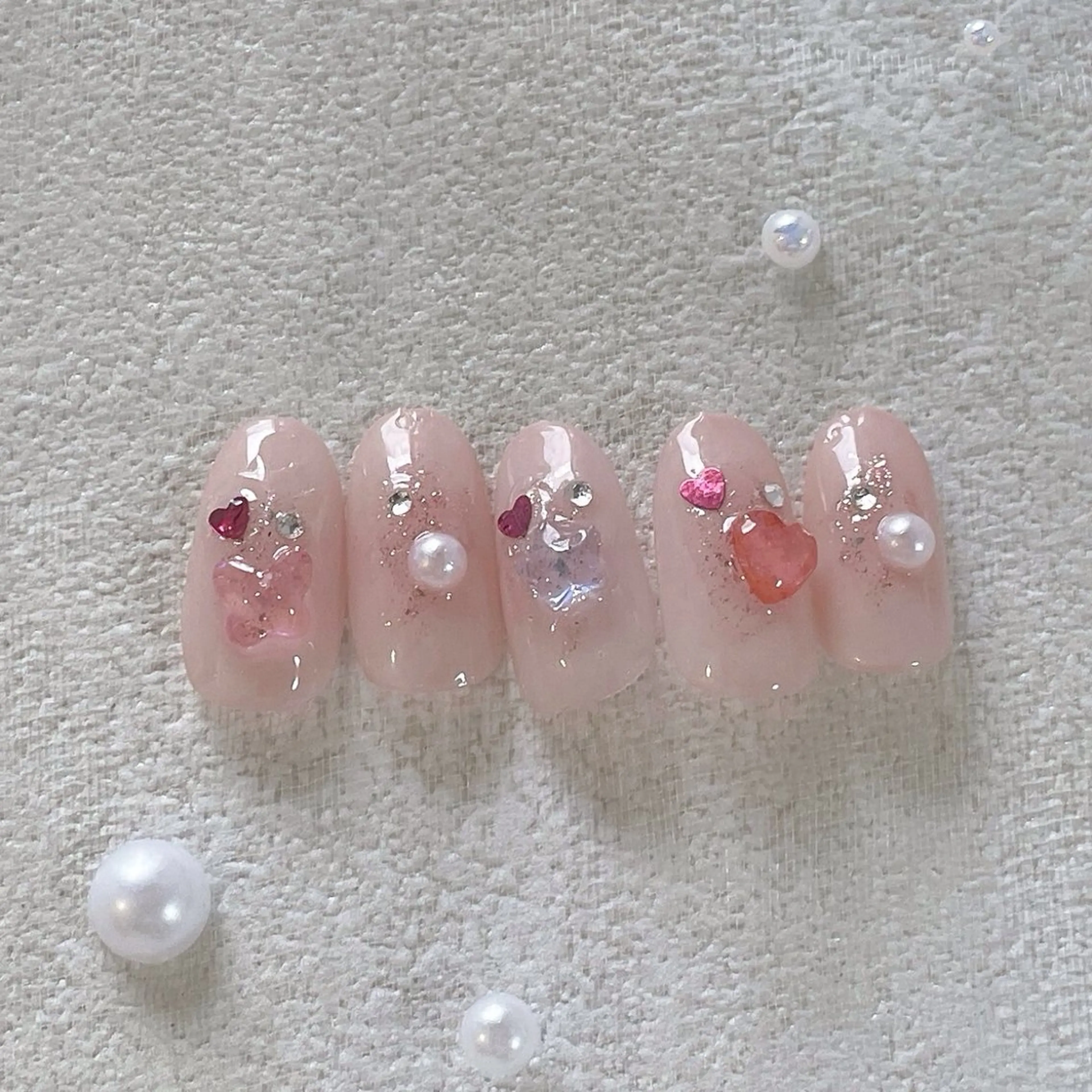 ネイル オーロラネイル フットネイル フレンチネイル ジェルネイル マグネットネイル ハンドネイル kiki nail 二子玉川のネイルデザイン