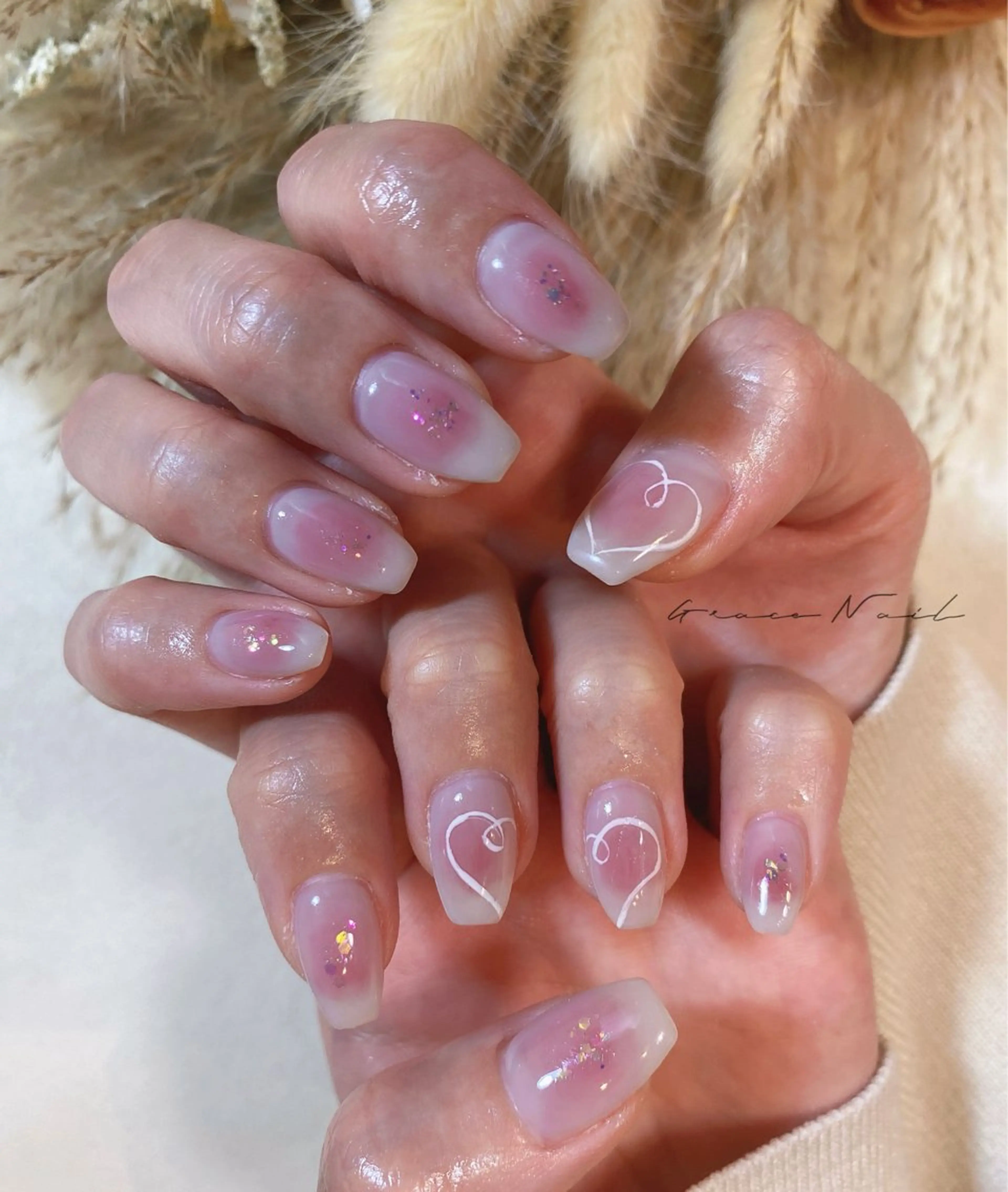 ネイル ハンドネイル ☆*｡Grace Nail｡*☆のネイルデザイン