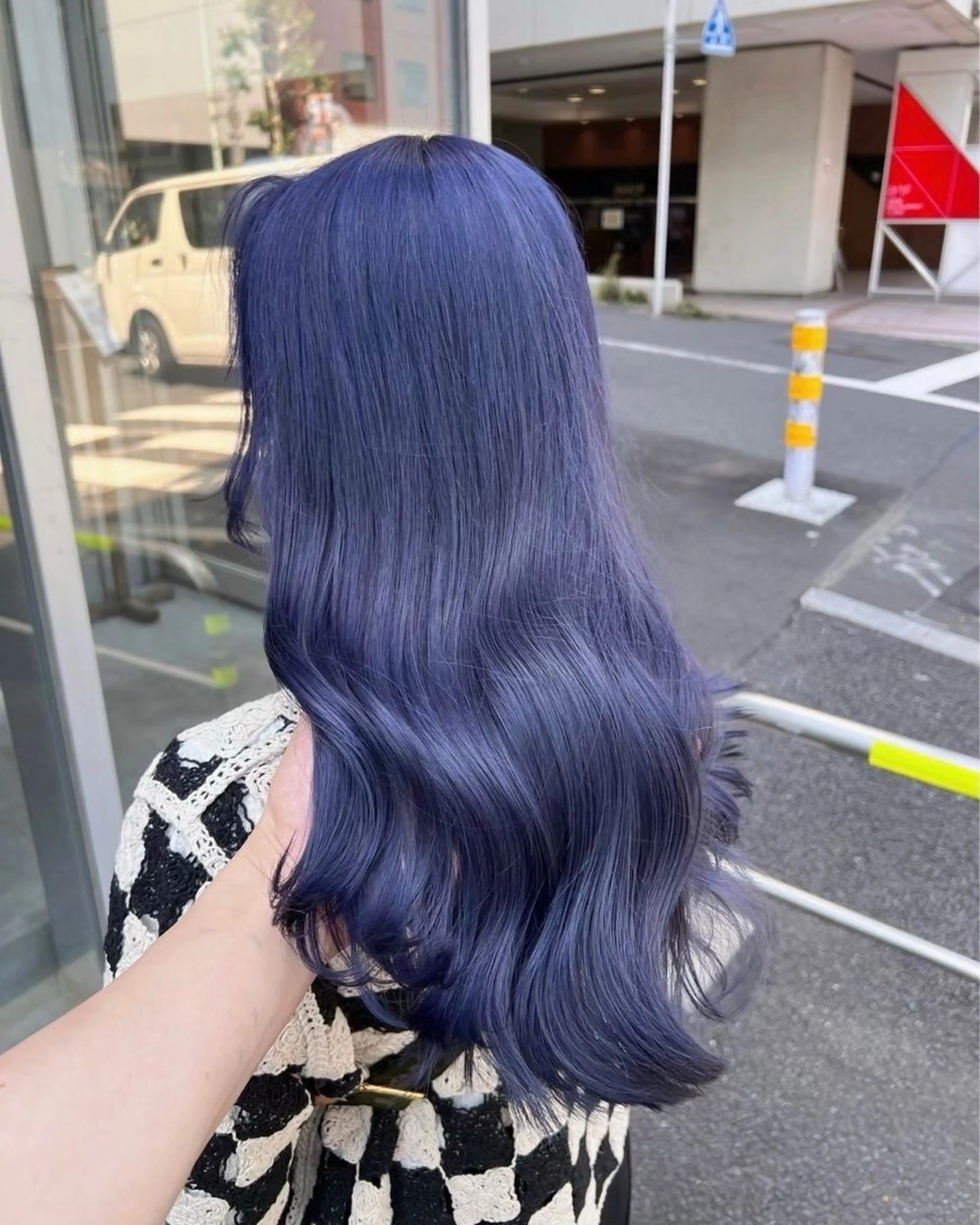 ロング カラー ヘアカラー 韓国暗髪🩶レイヤー 🩶hayatoのヘアスタイル