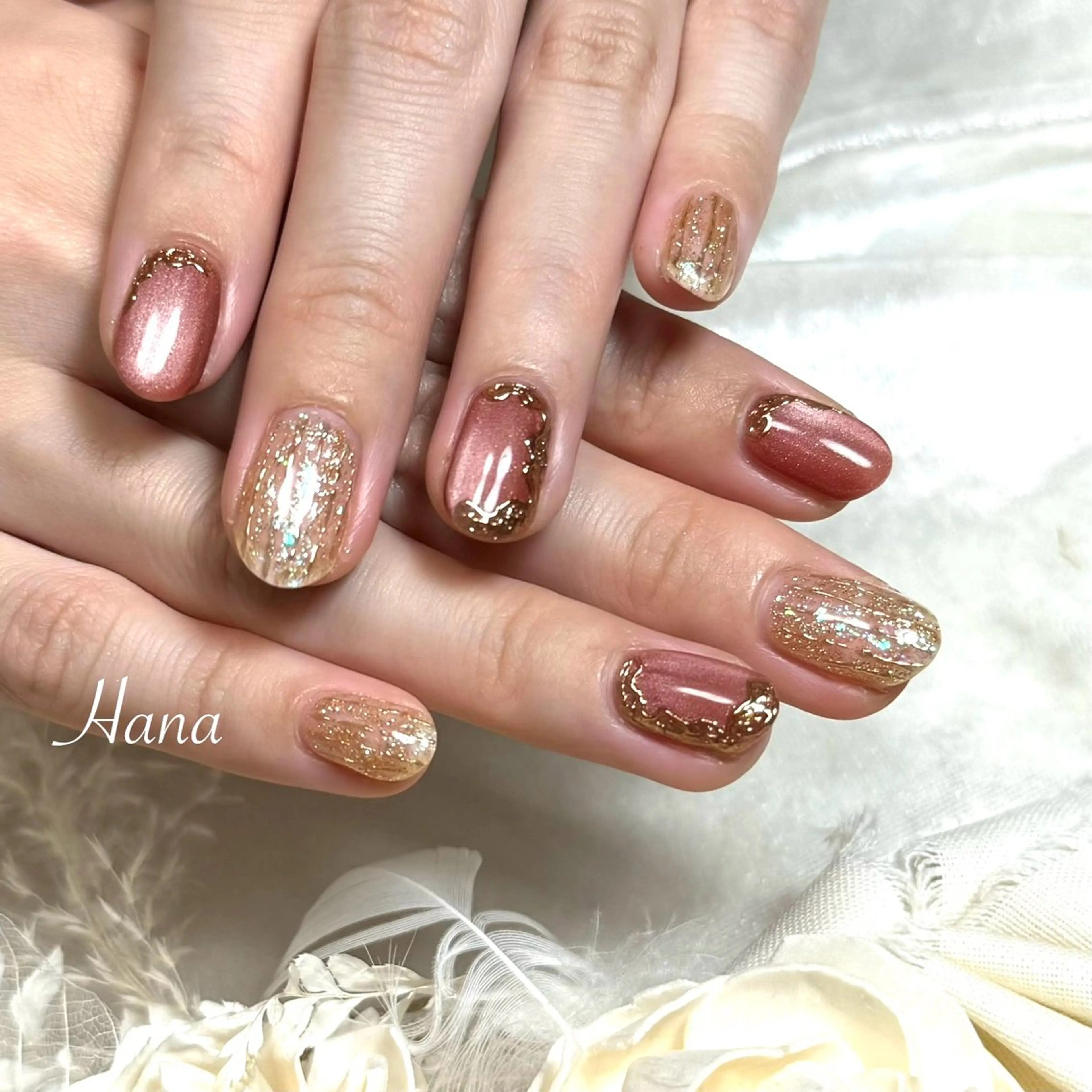 ネイル ハンドネイル Hana_ Rieのネイルデザイン