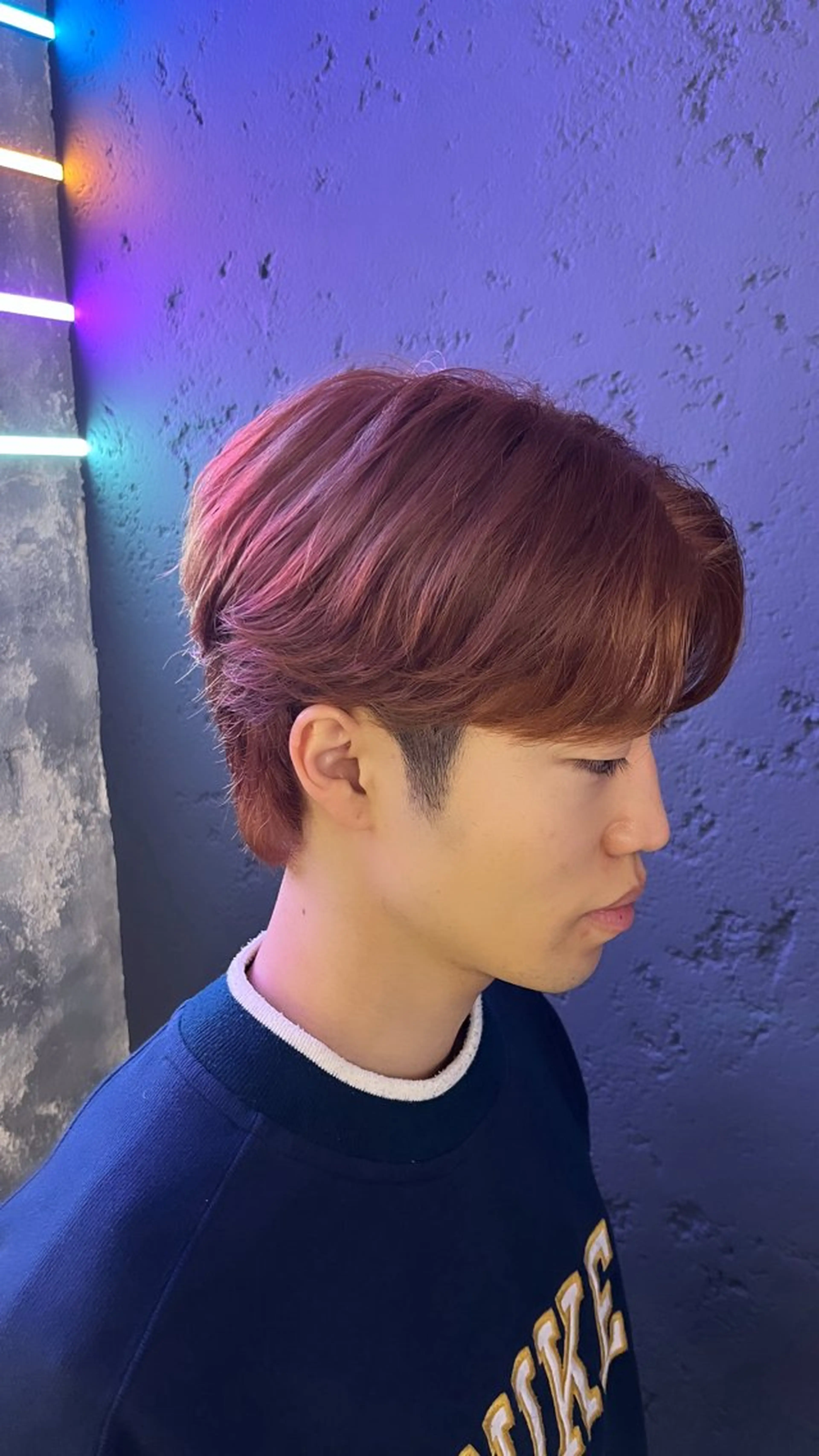 カラー メンズ センターパート カット パーマ 💜メンズカット＆パ ーマ💜Sakuraのヘアスタイル