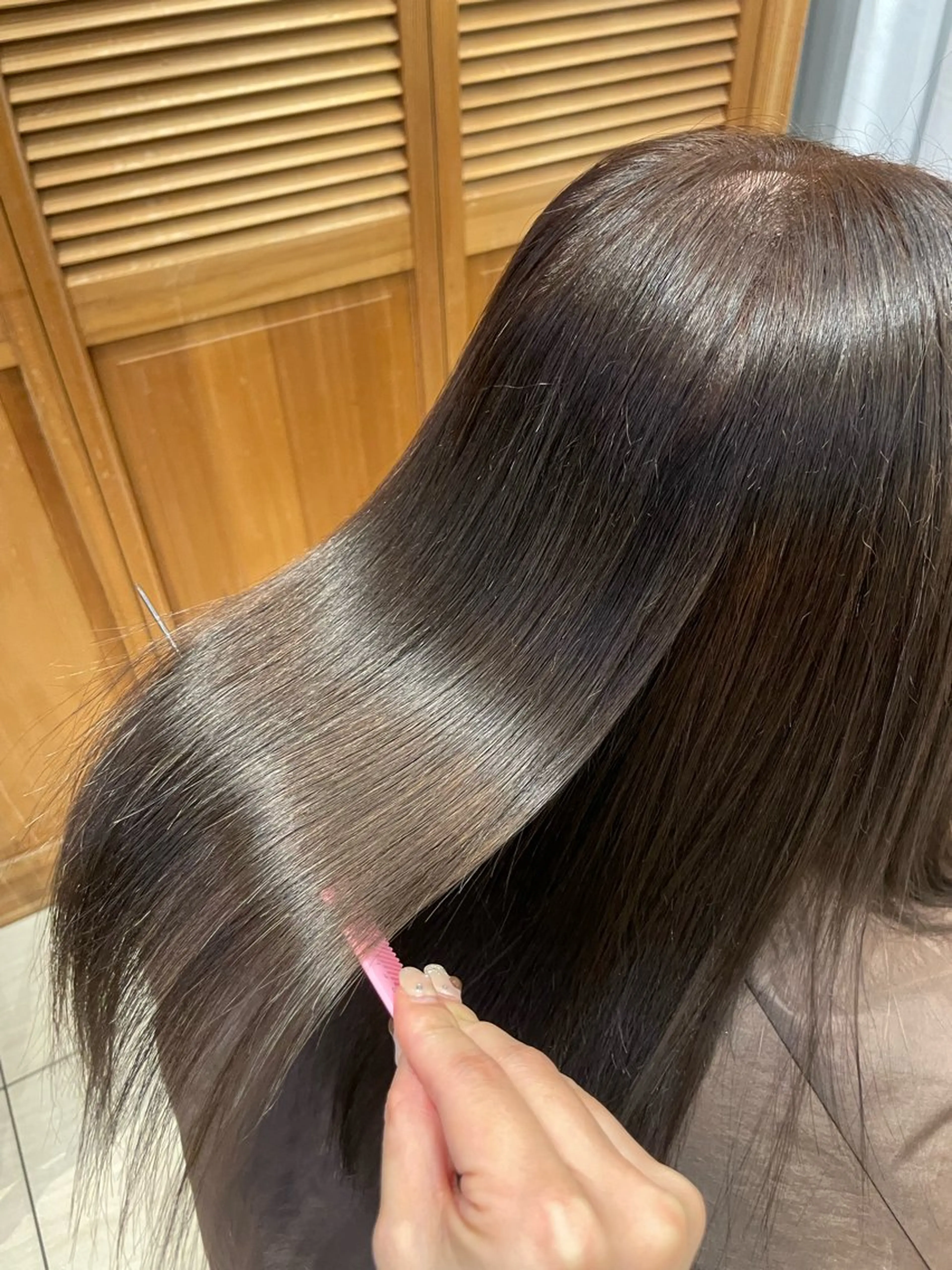 セミロング カラー ヘアカラー トリートメント 今村 南穂のヘアスタイル