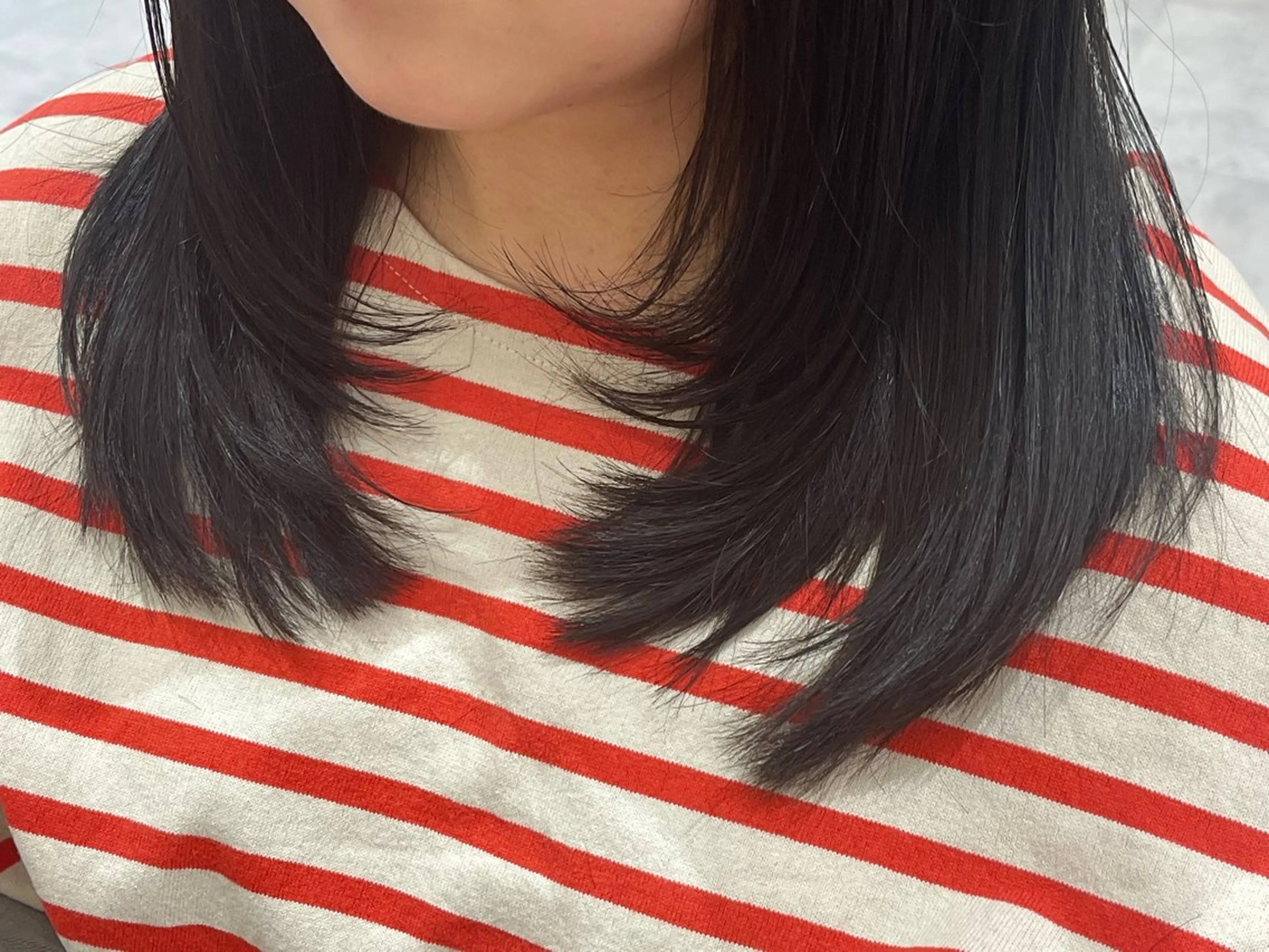 セミロング 髪質改善 asukaのヘアスタイル