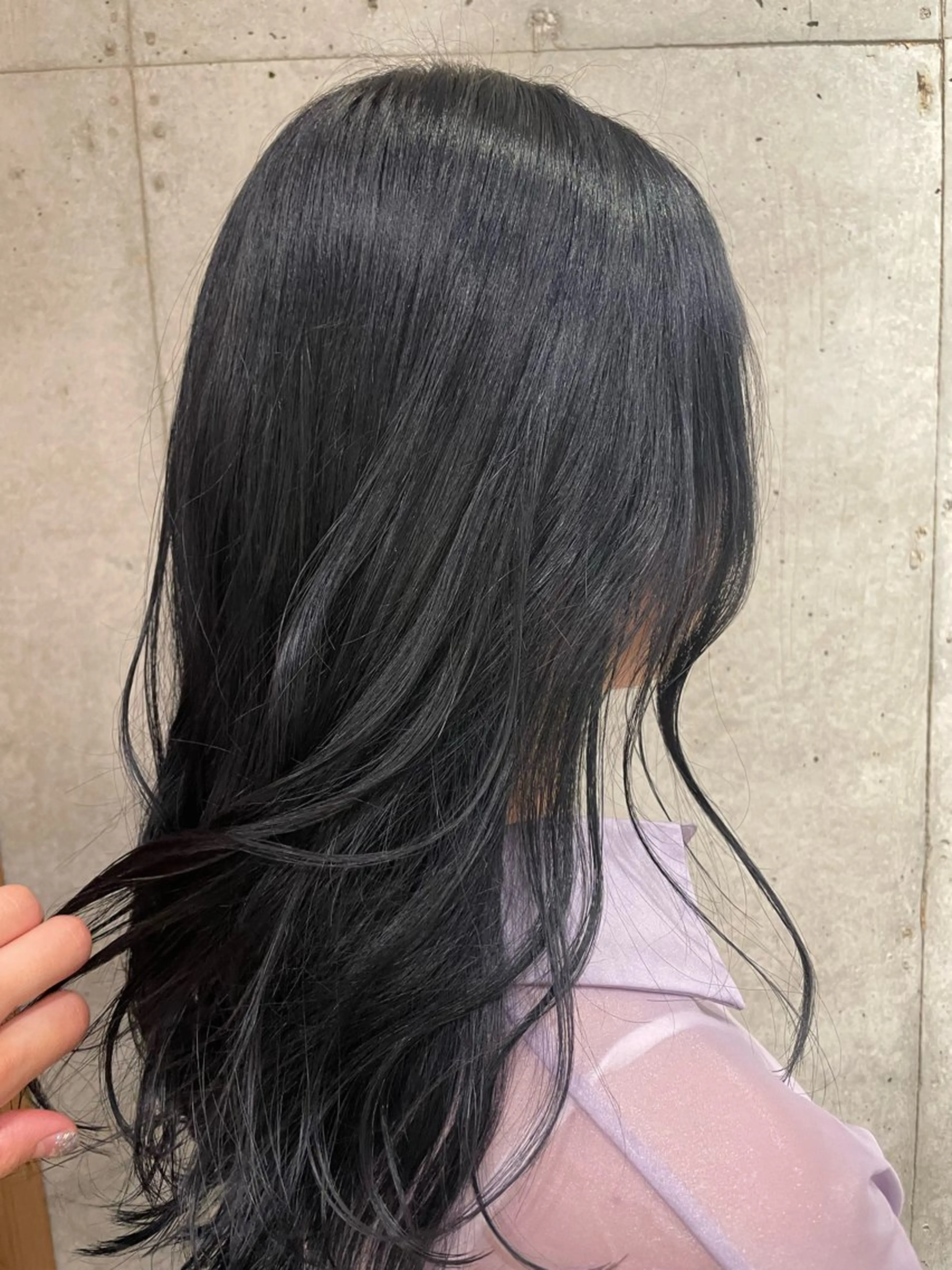 ロング カラー CRESCENDO 山本樹カットカラーのヘアスタイル