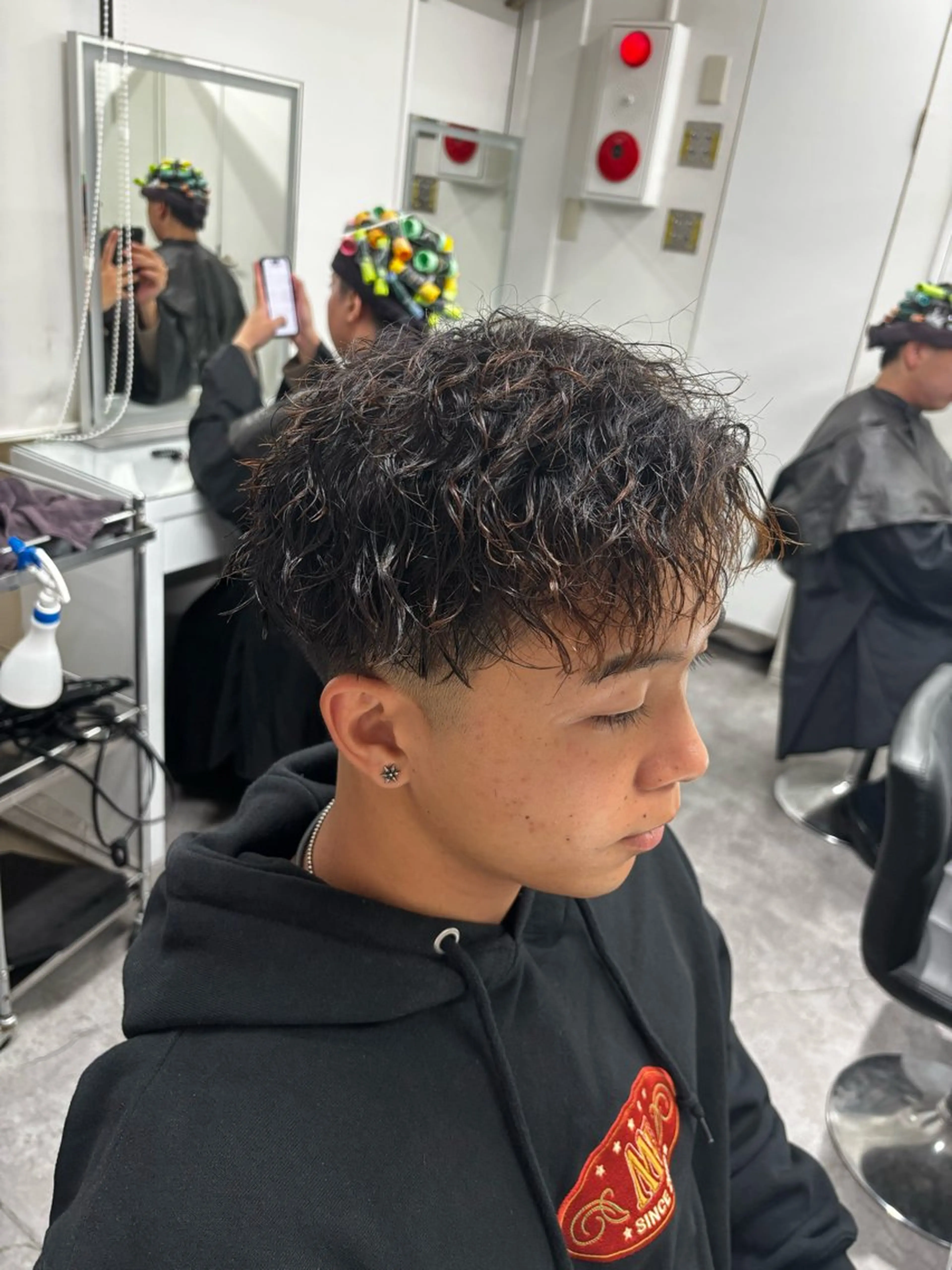 パーマ メンズ カット パーマ メンズ特化✨️ 韓国風パーマ🔥一八のヘアスタイル