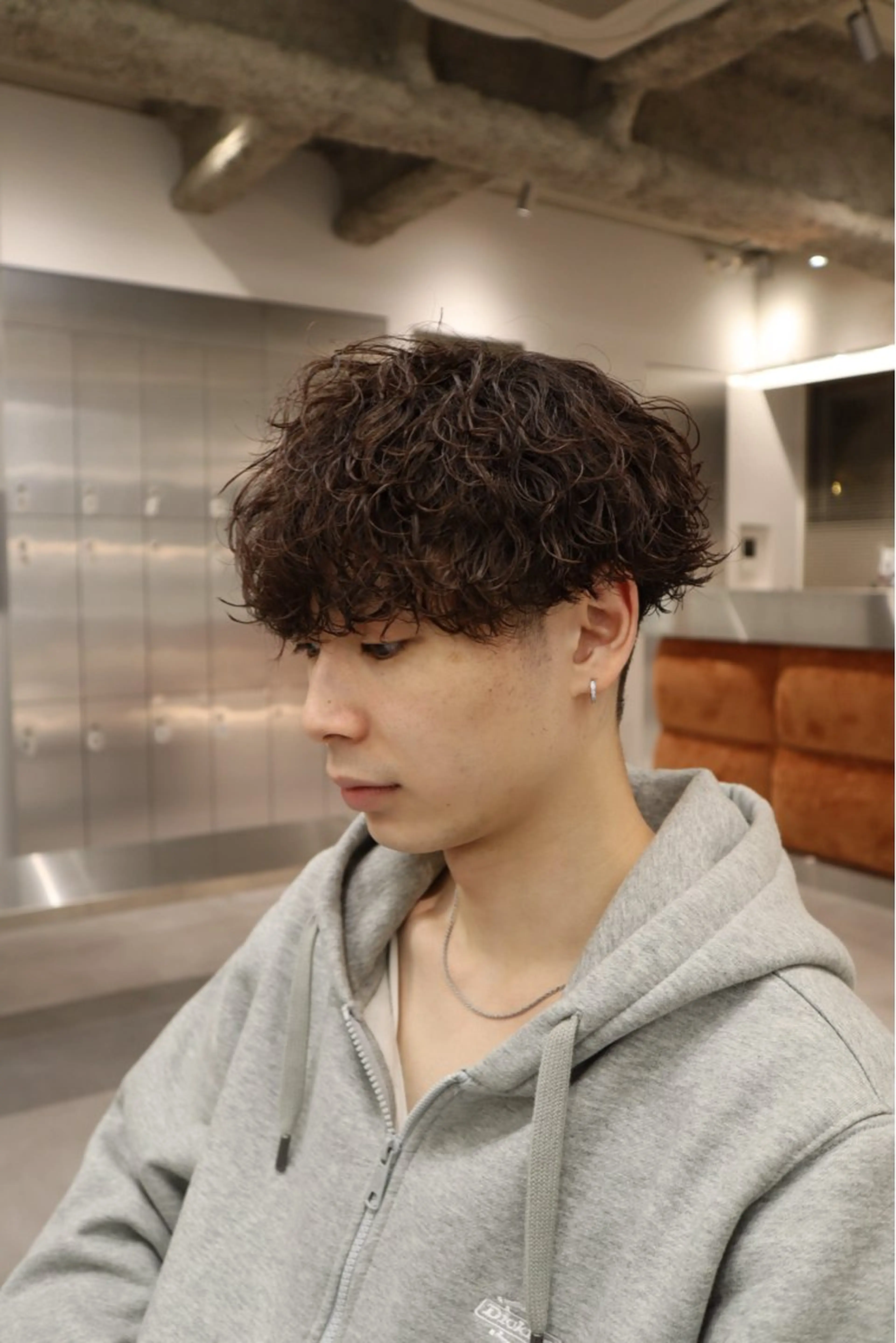 ショート パーマ メンズ メンズ特化   西野 晴紀のヘアスタイル