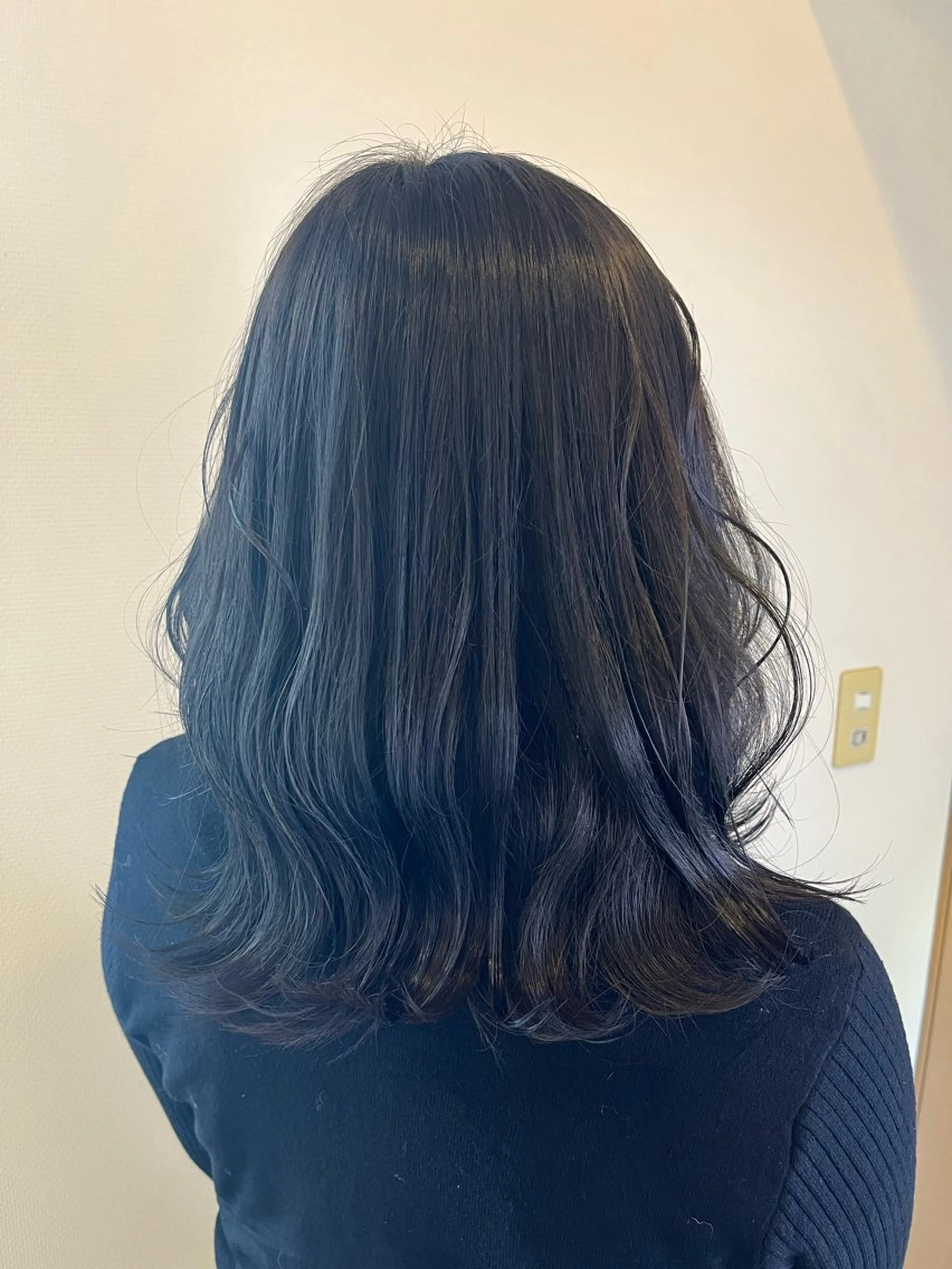 ミディアム ヘアカラー 西田 早輝子🍊のヘアスタイル