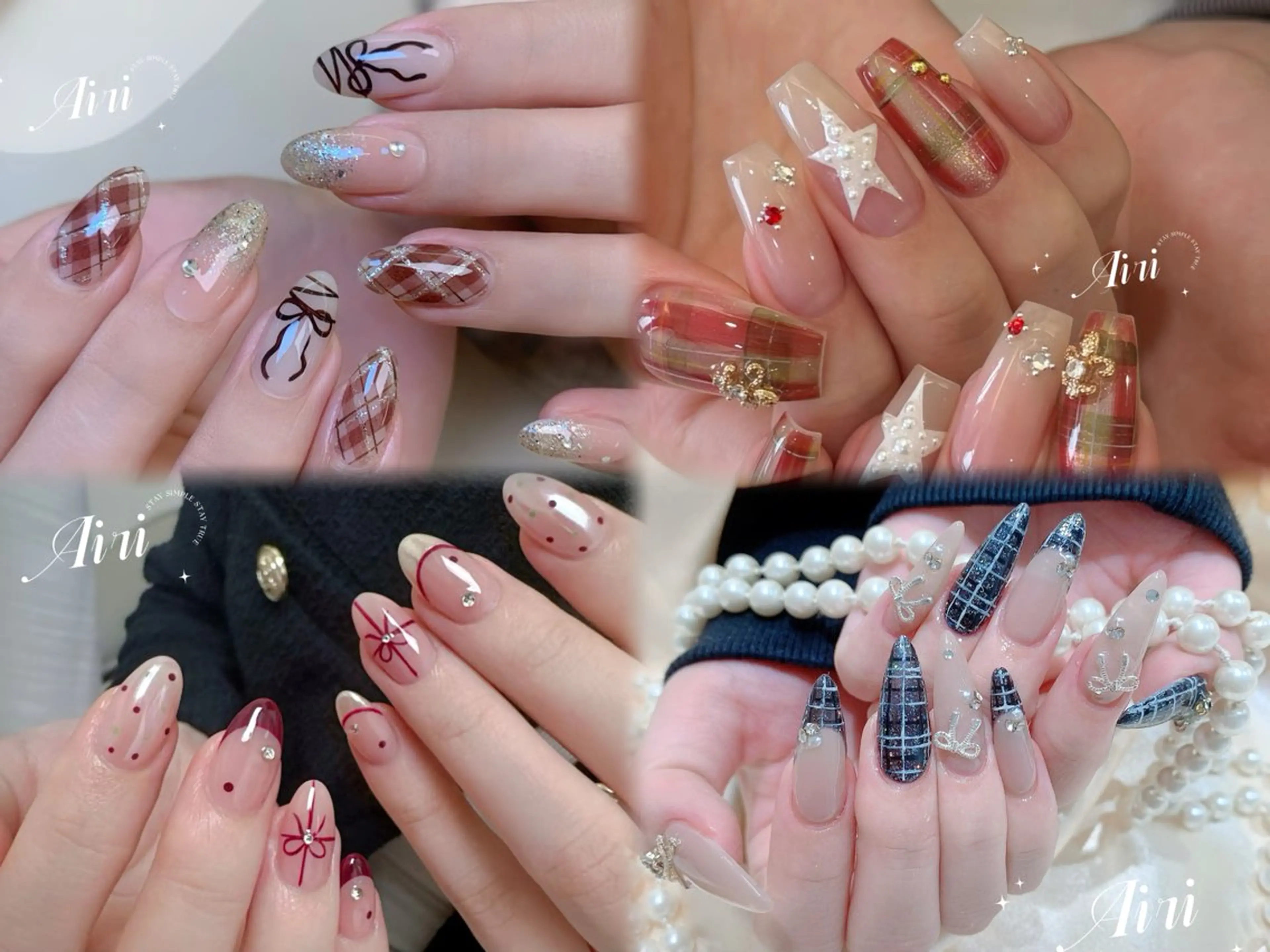 ネイル 桜ネイル フットネイル ジェルネイル グラデーション 韓国ネイル ハンドネイル ネイルサロンAiri 長さ出し·シンプルのネイルデザイン