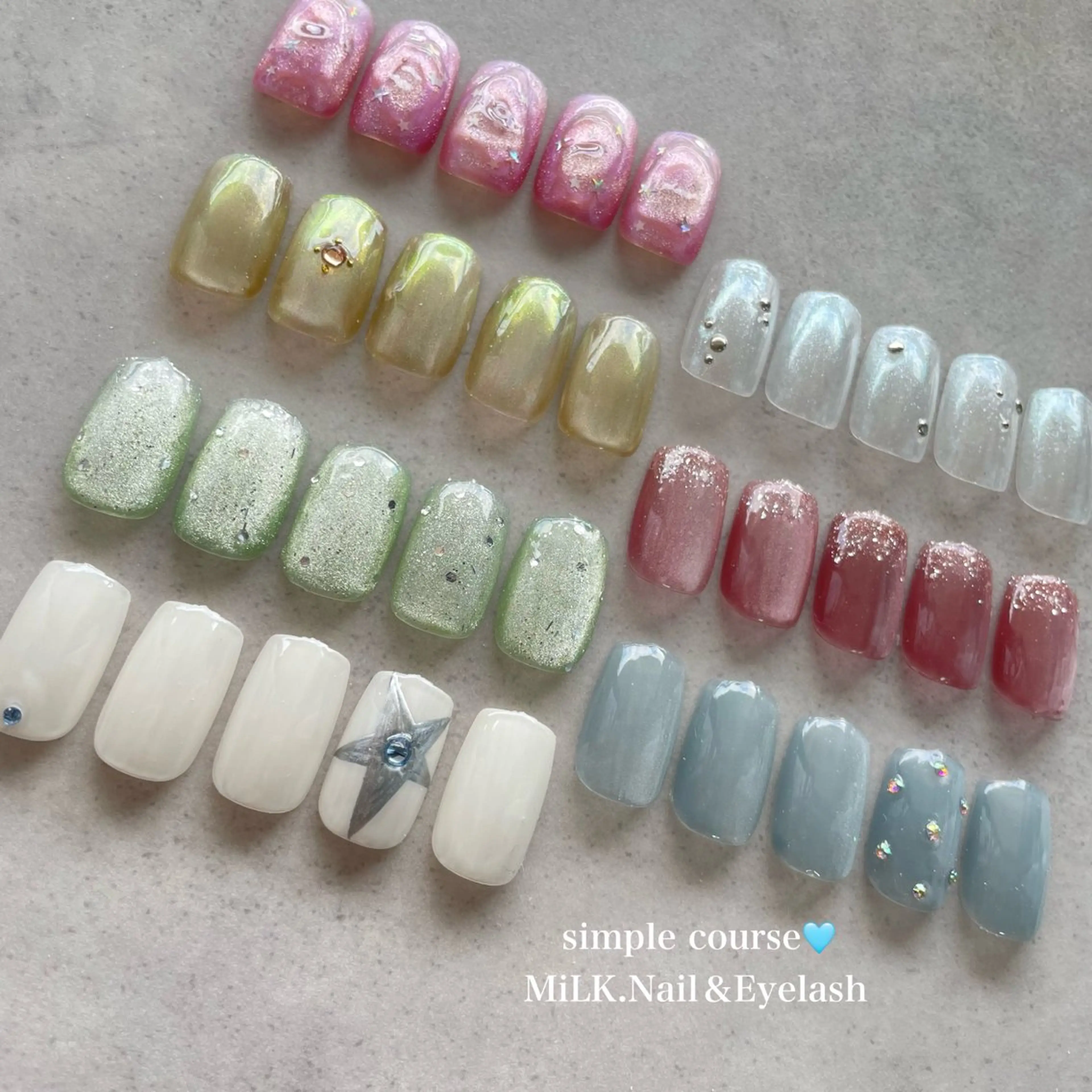 ネイル シンプルネイル ハンドネイル MiLK.   Nail&Eyelash所属・MiLK. wakaのマツエク・マツパデザイン