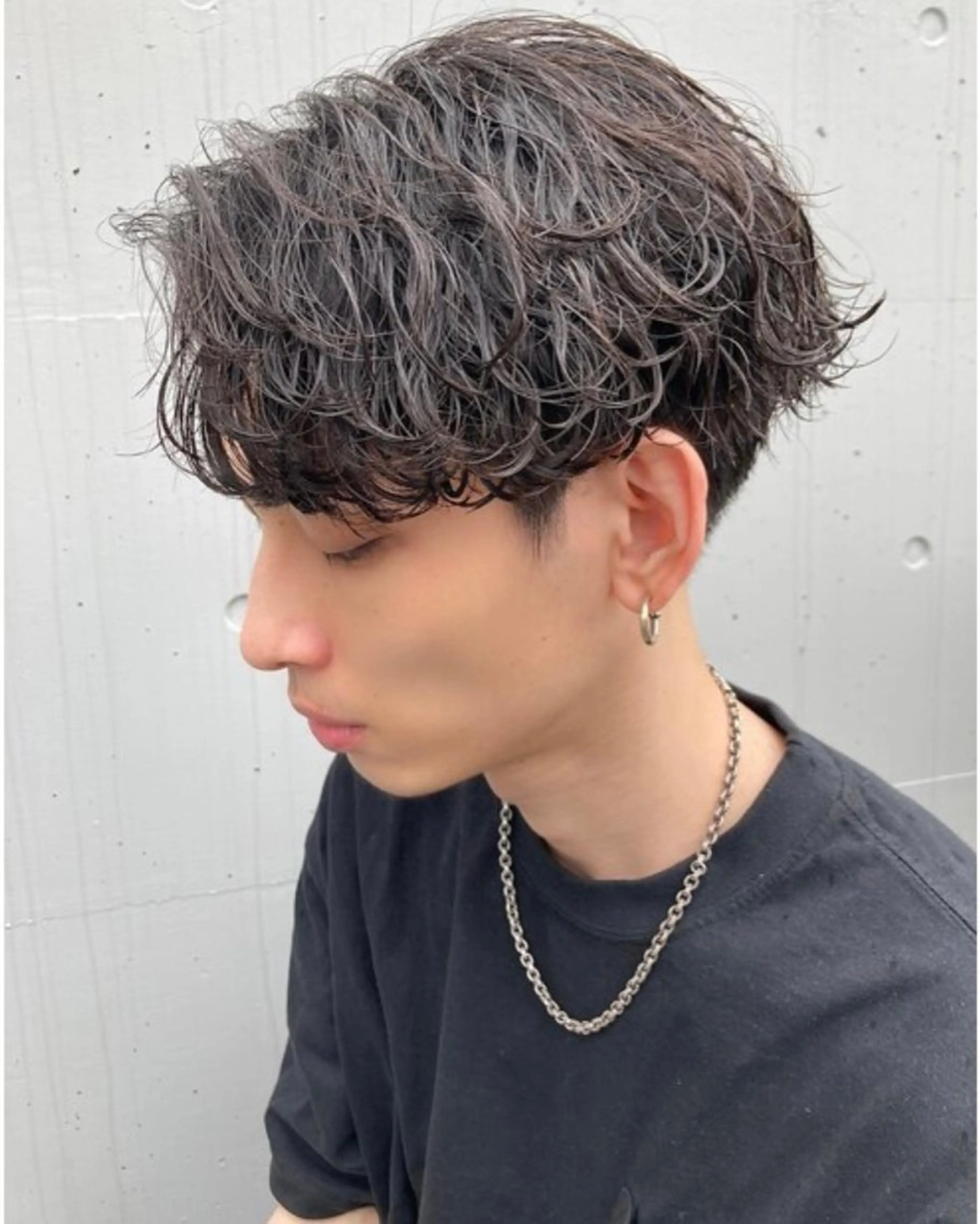 ショート パーマ メンズ カット パーマ 楽斗/メンズパーマ /シャドウパーマのヘアスタイル