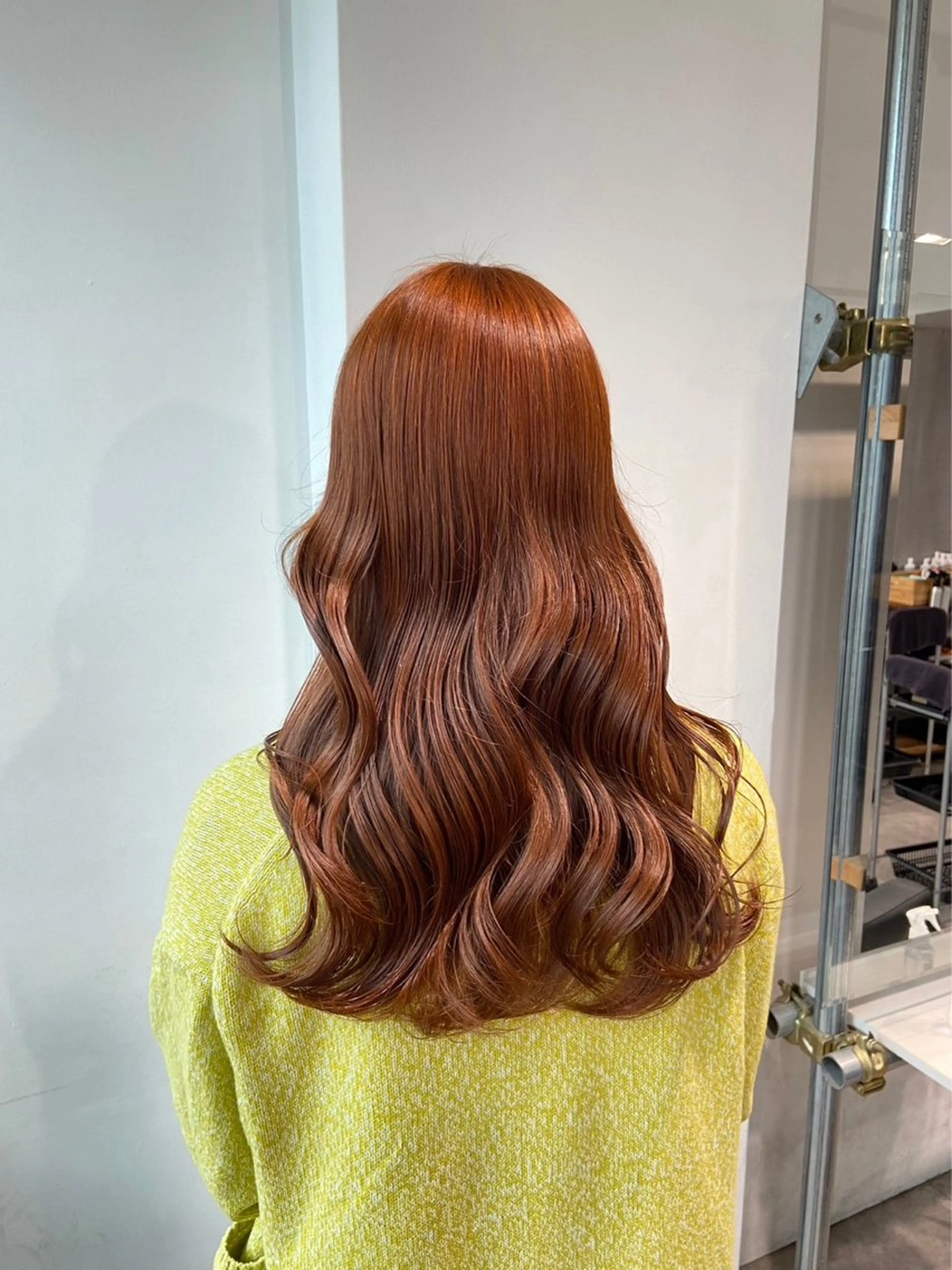 ロング カラー ヘアアレンジ トレンドモテカラー 🩷色落ちまで可愛くのヘアスタイル