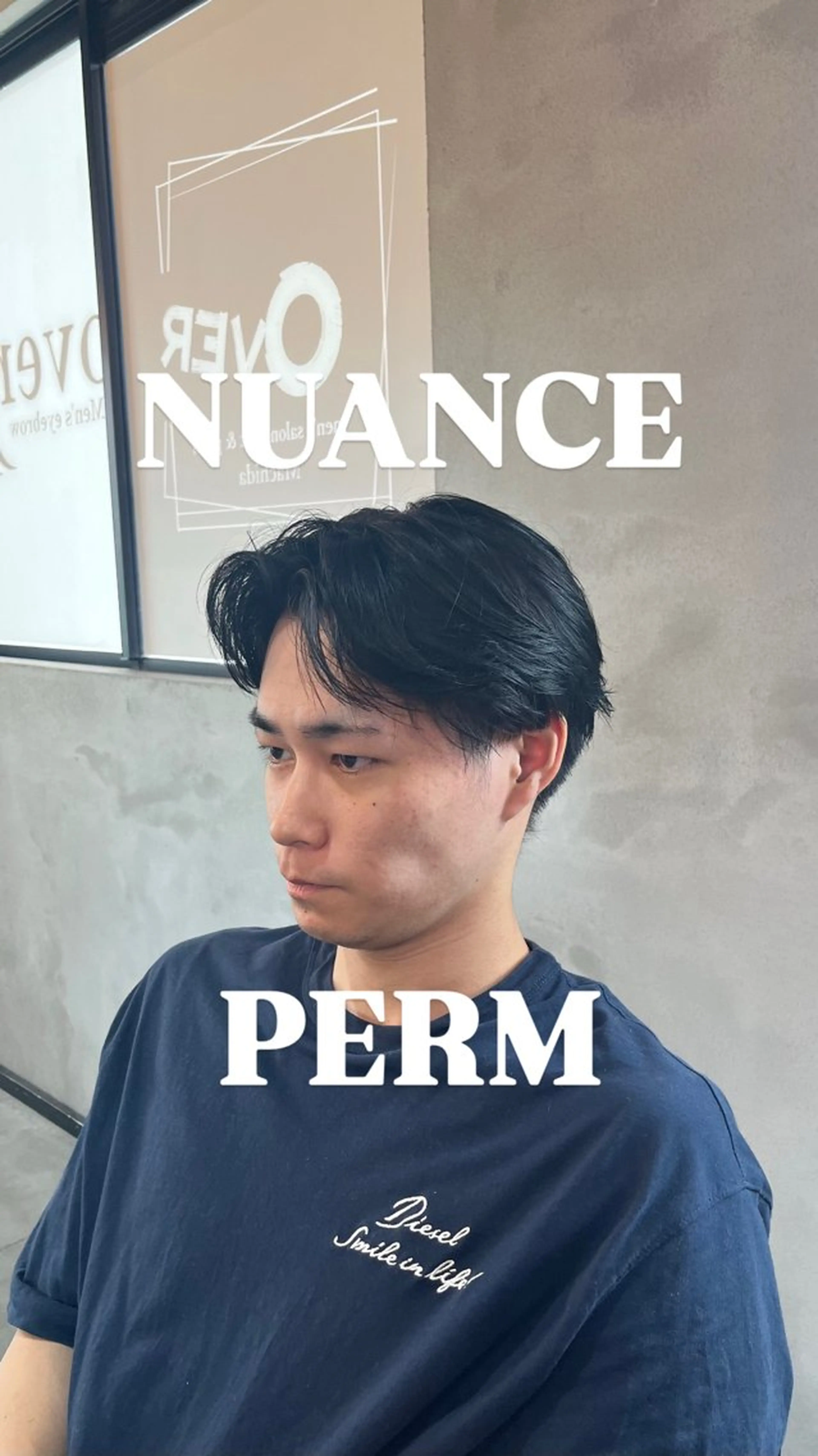 【💈セットが楽に💈】ニュアンスパーマ ＋カット＋トリートメント（町田/町田美容室/メンズカット）の写真