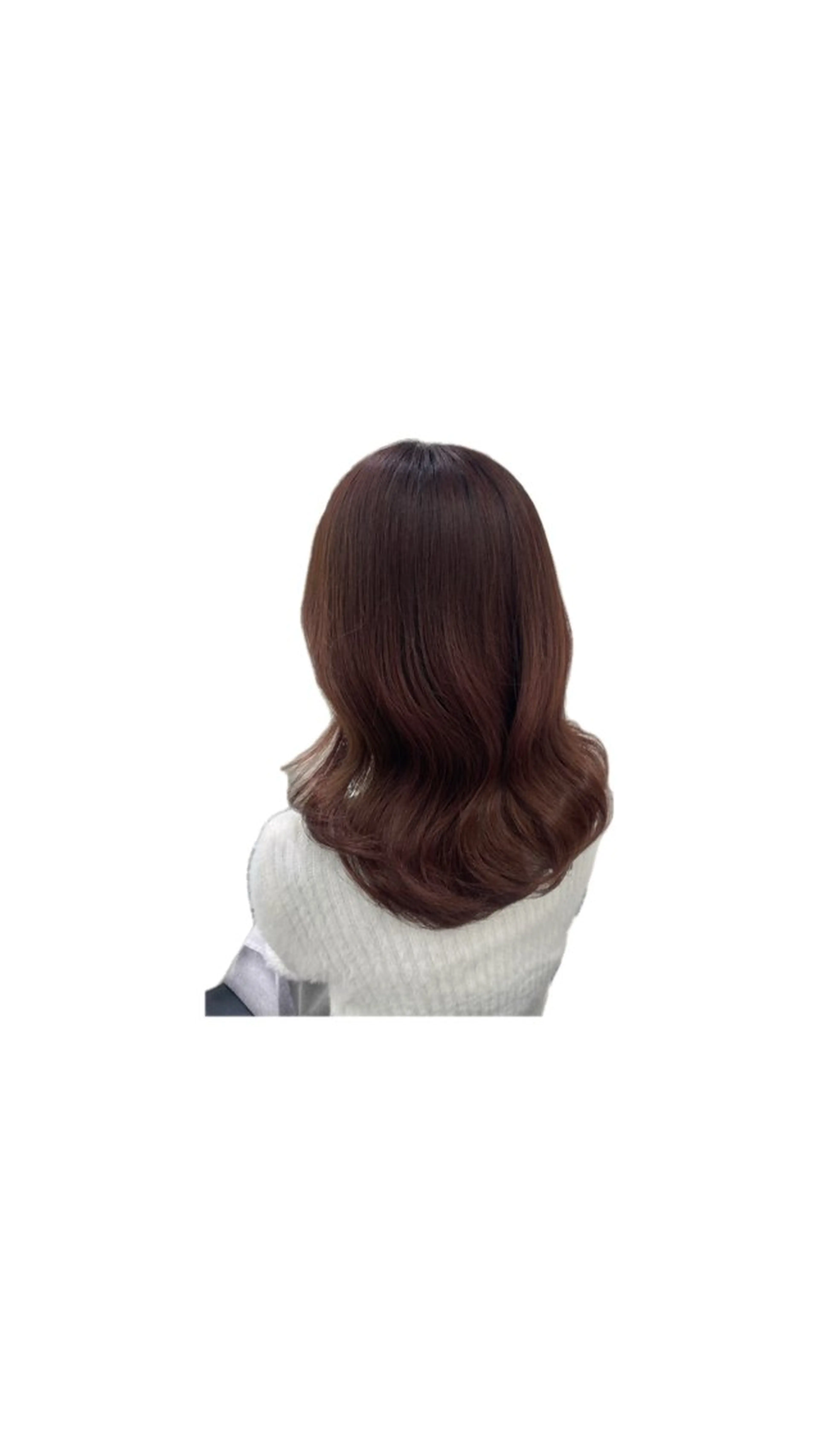 ミディアム ピンクブラウン ヘアカラー SALOWIN MITO所属・nana /ベージュ / 透明感カラーのヘアスタイル