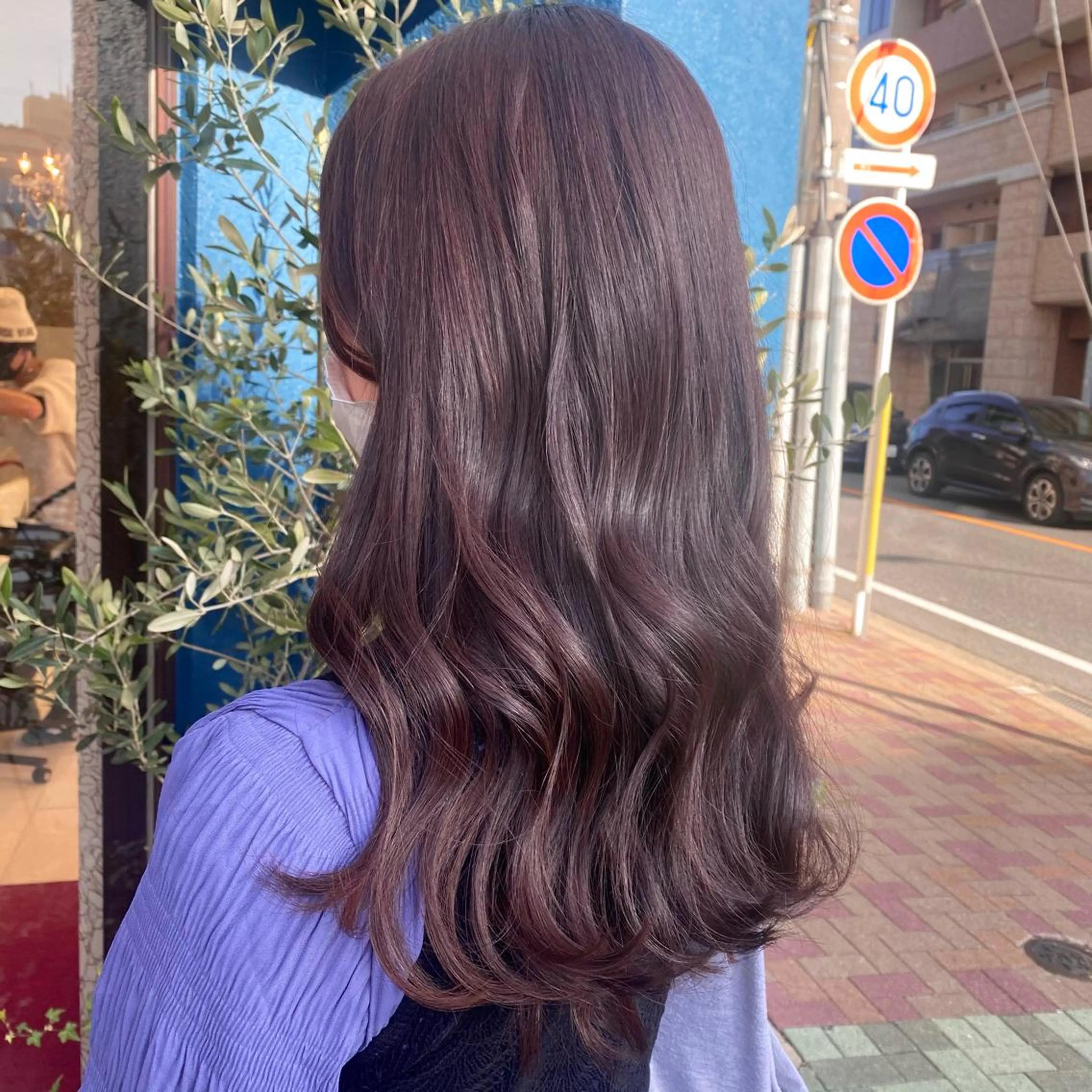 セミロング カット ヘアカラー トリートメント MAKI🦋 GRANDE Lyのヘアスタイル
