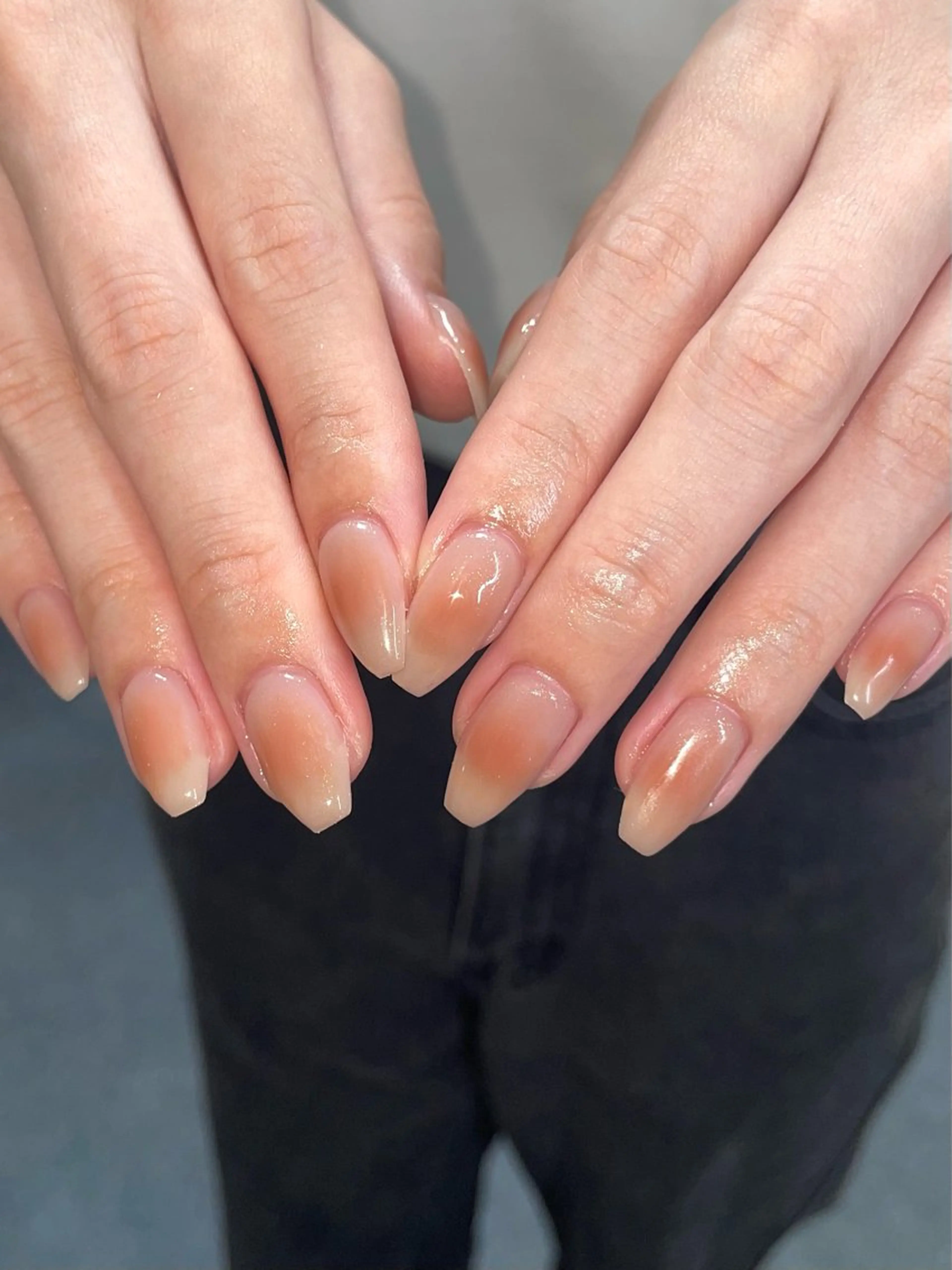 ネイル チークネイル 氷ネイル・うるうるネイル ハンドネイル ハンドケア 🎀NAIL🎀 AI🪄︎︎◝✩のネイルデザイン