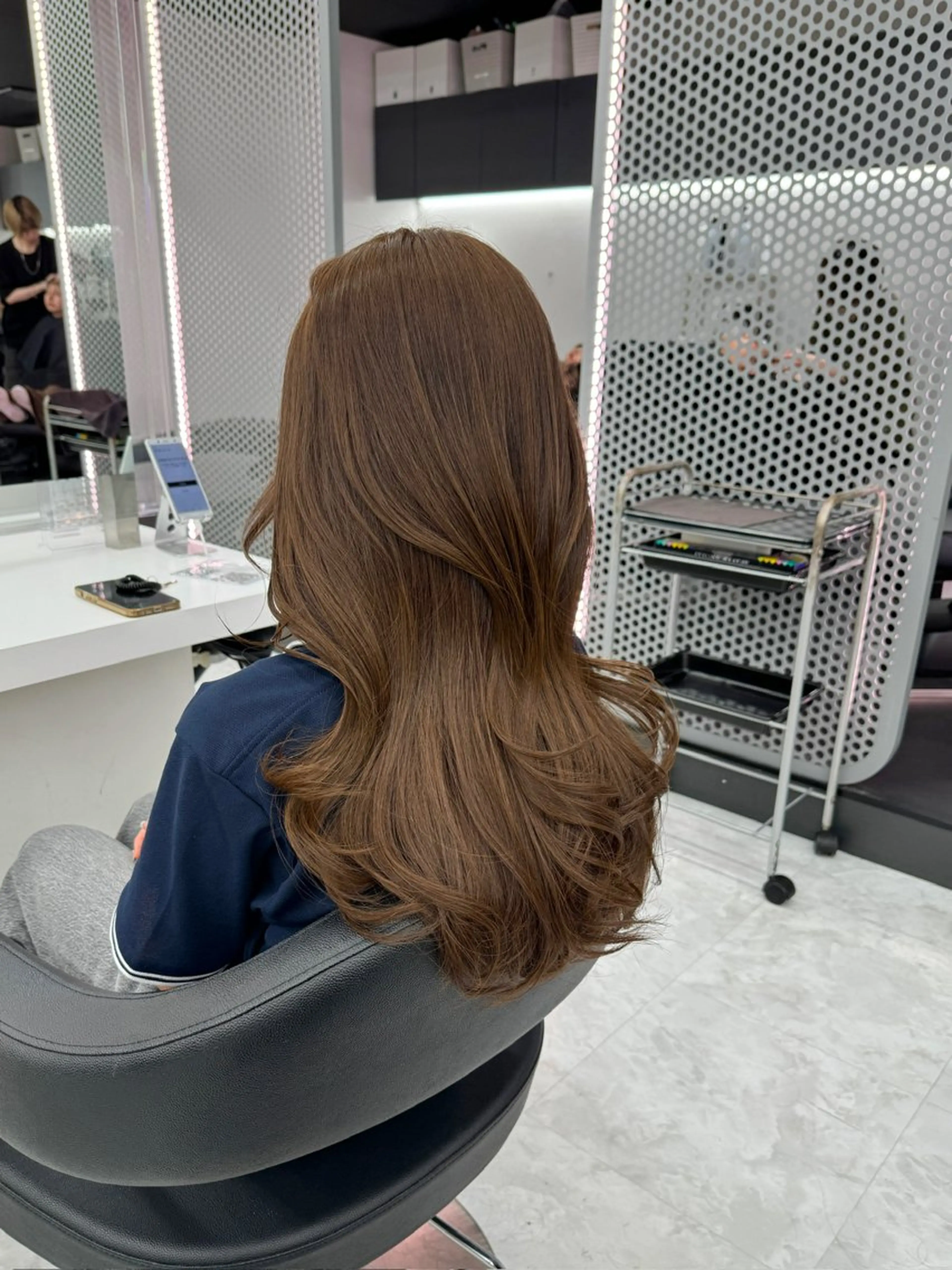 ロング カラー ヘアカラー ヘッドスパ ヘアセット 💖透明感カラー＆暗 髪専門💖Akariのヘアスタイル