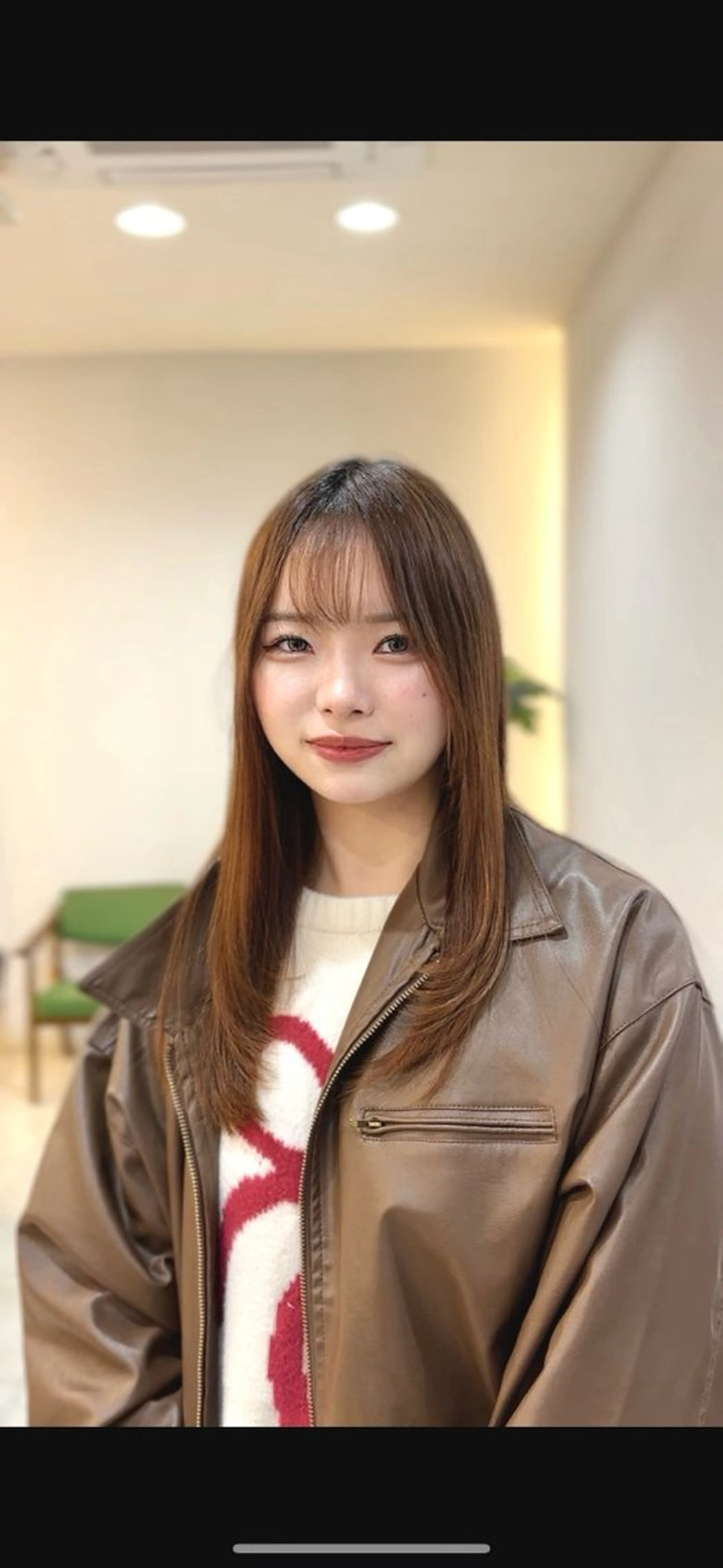 ロング 似合わせカット・透明 感カラー👑縮毛矯正のヘアスタイル