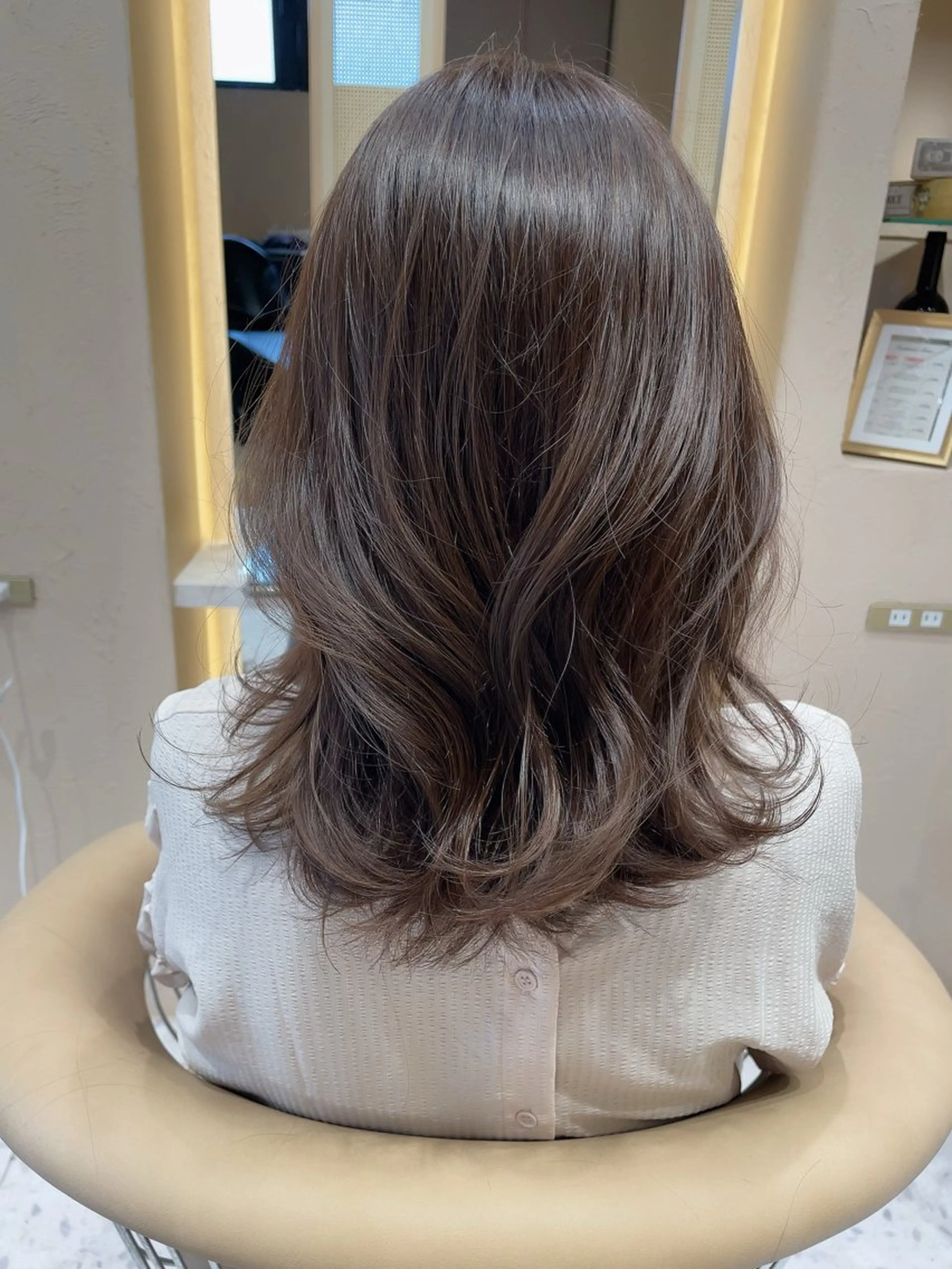セミロング カラー カット ヘアカラー トリートメント 韓国ヘア/髪質改善 /Harunaのヘアスタイル