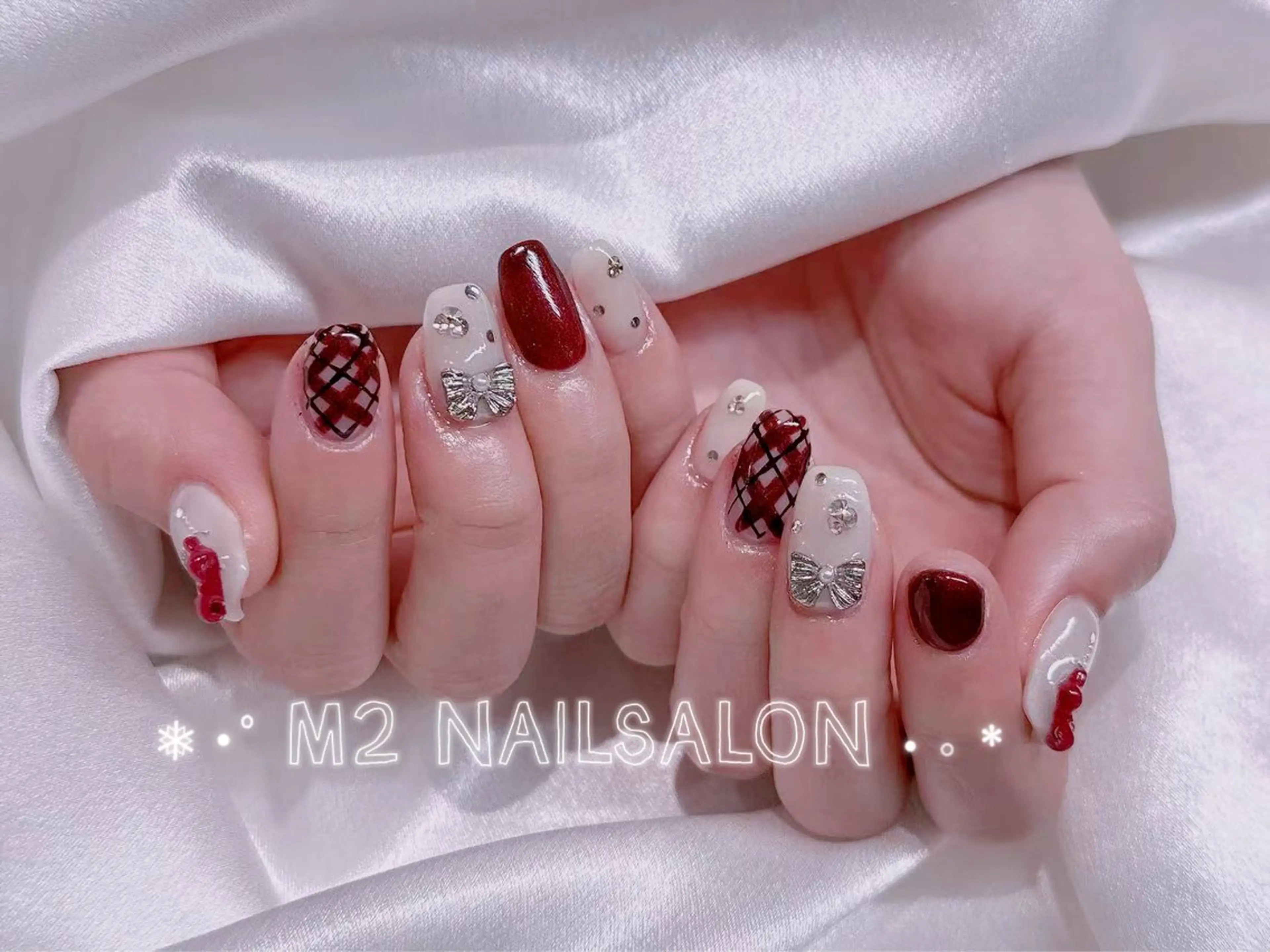 ネイル ハンドネイル 長さだし専門店 M2 rikaのネイルデザイン