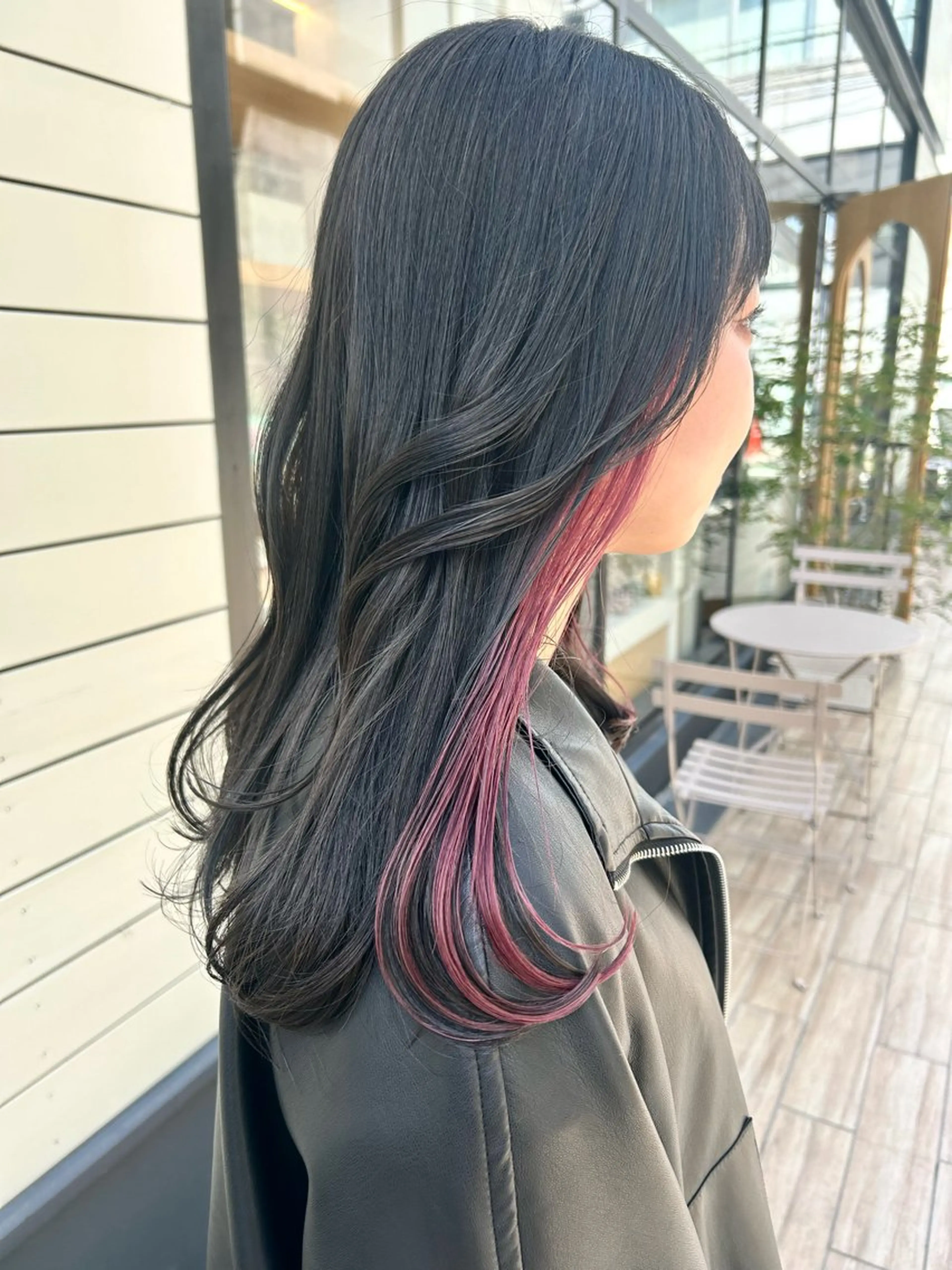 ロング カラー ヘアアレンジ ブリーチ カット ヘアカラー トリートメント yuka .のヘアスタイル