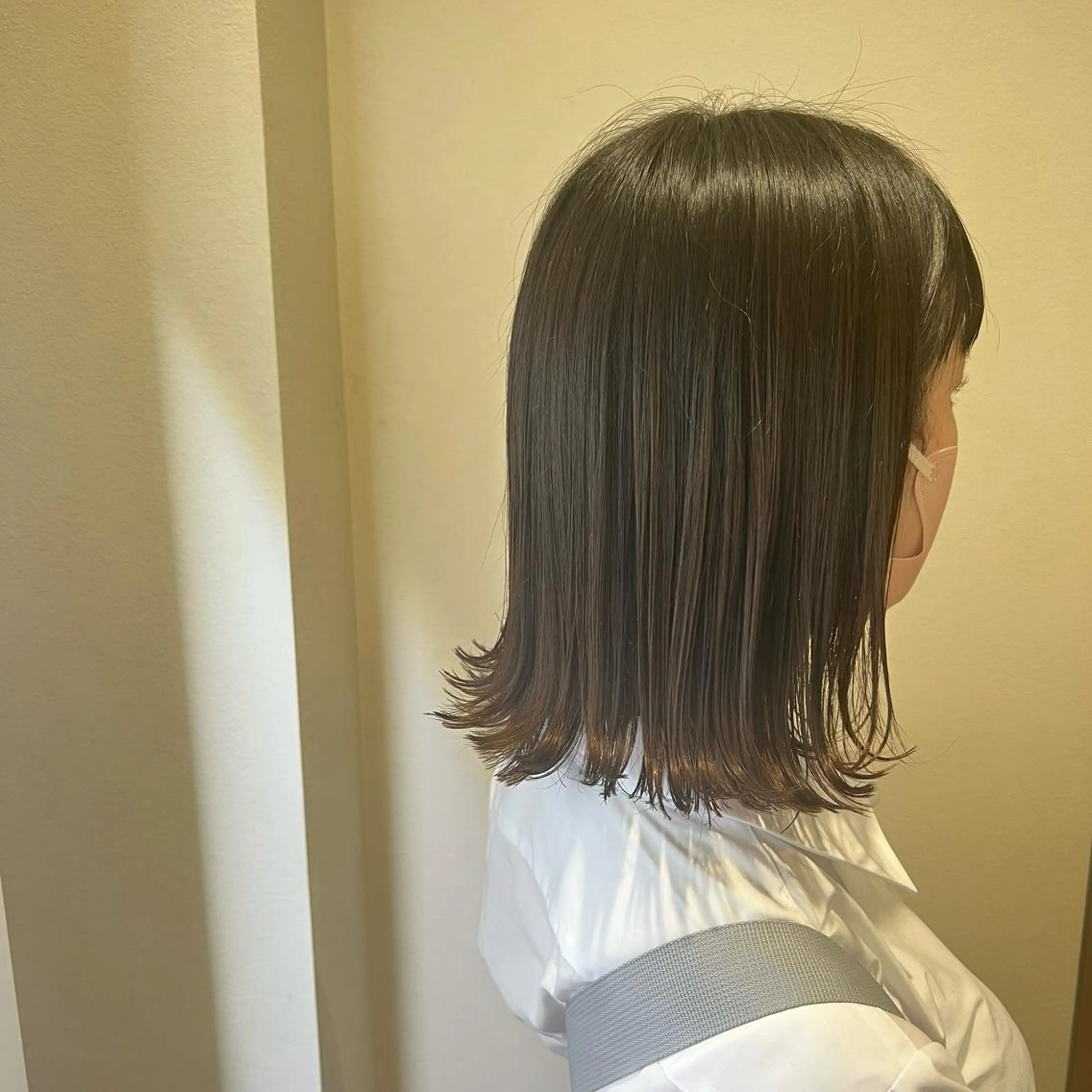 ミディアム ボブ 長めボブ SALOWIN川崎WEST店所属・🌷川崎/アレンジ/ 暖色ボブ/コトネ🌷のヘアスタイル