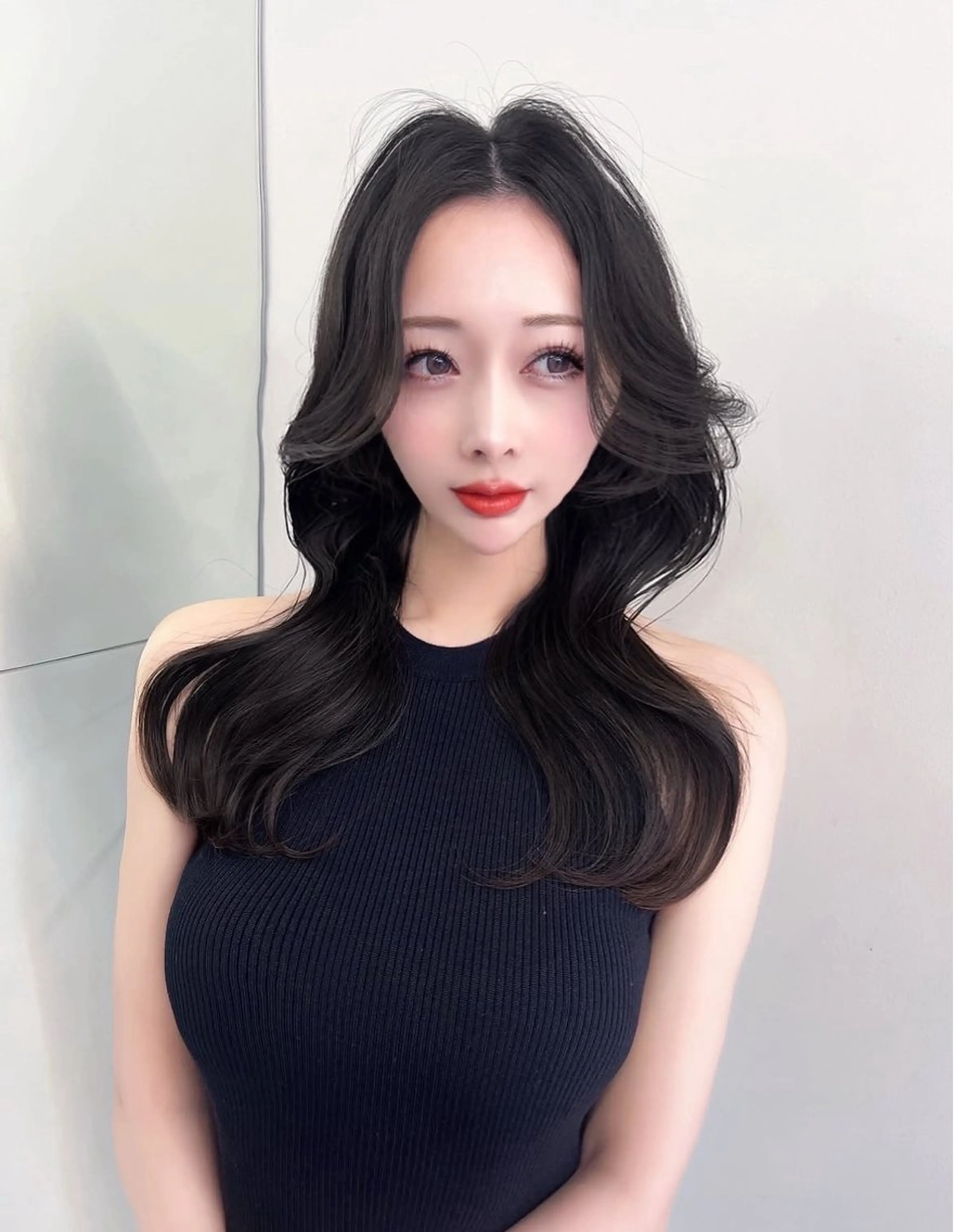 セミロング カット ヘアカラー トリートメント 韓国レイヤー/ボブ 髪質改善/TAKAのヘアスタイル