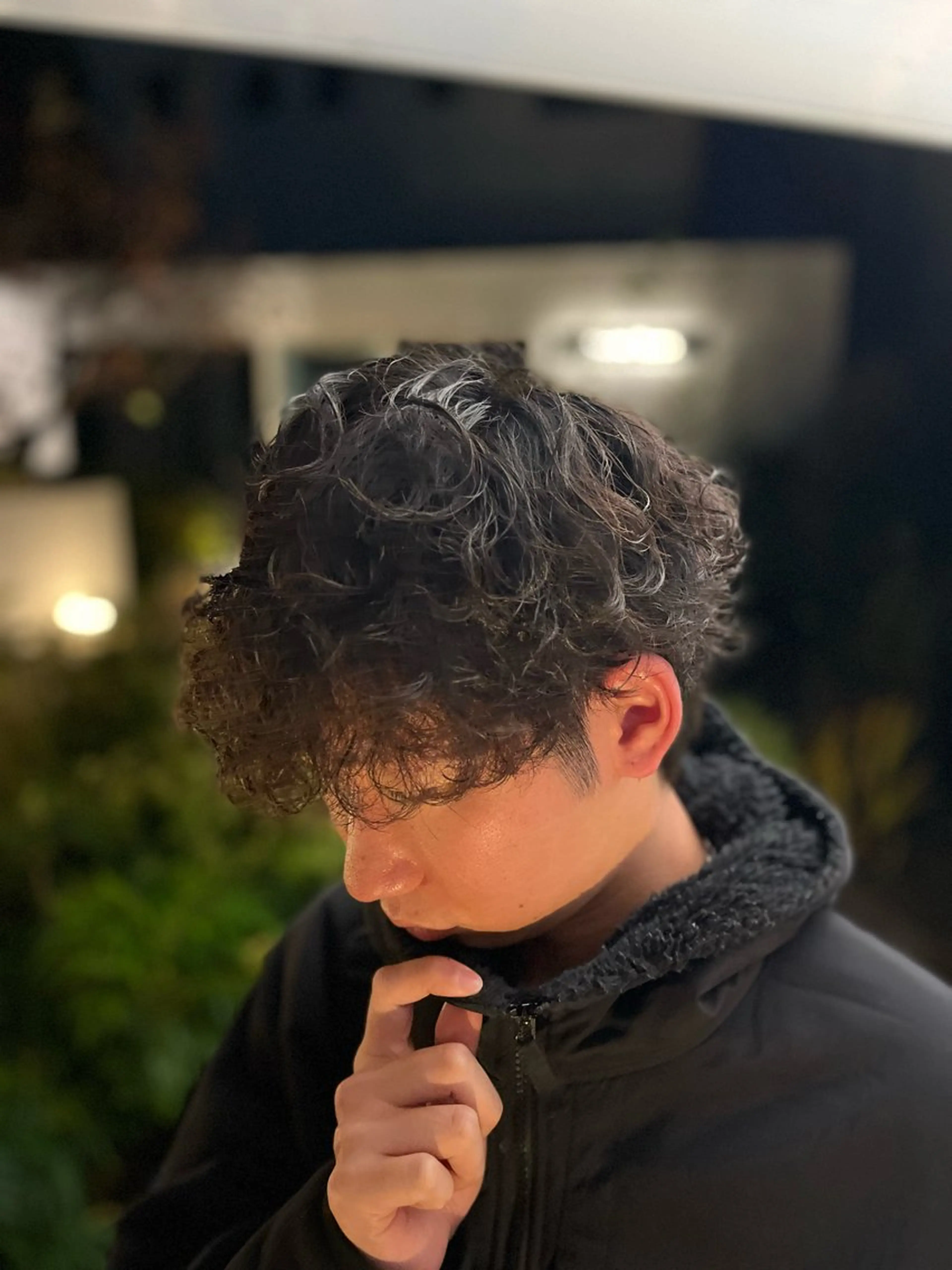 パーマ メンズ 沖元 統弥のヘアスタイル