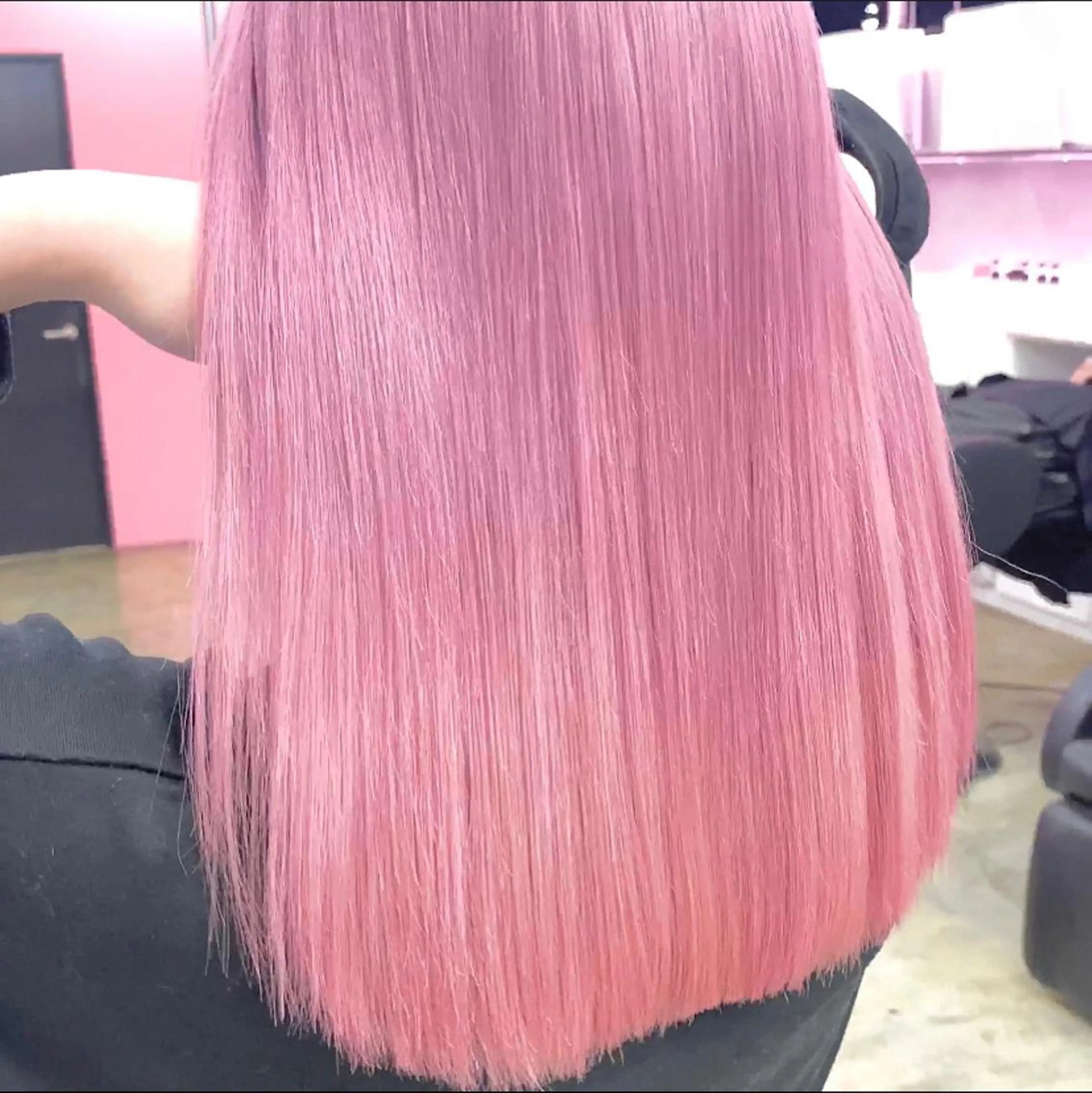 セミロング カラー ヘアカラー トリートメント ヘアセット 🎀透明感ブリーチ カラー🎀ミズキのヘアスタイル