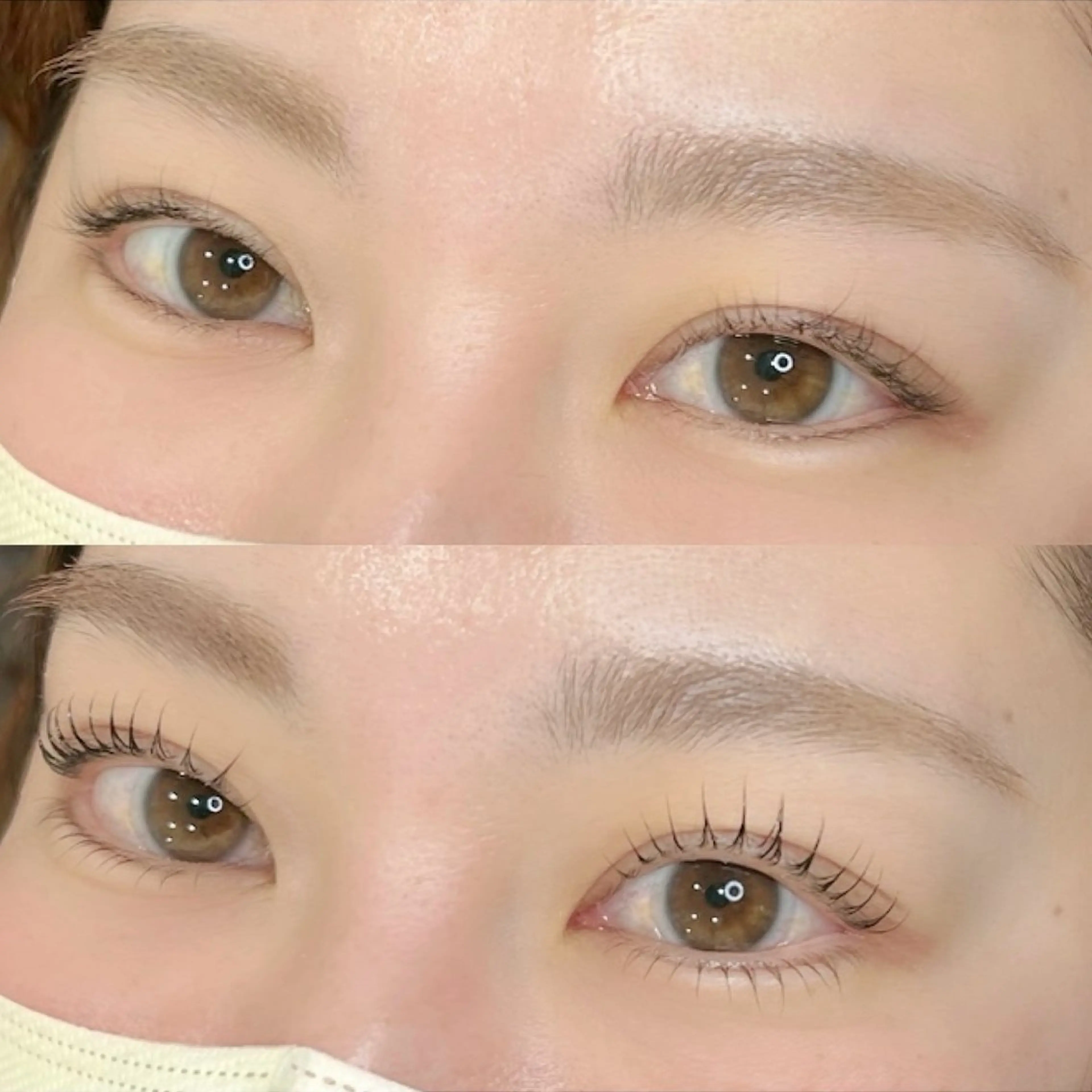 マツエク・マツパ パリジェンヌラッシュリフト 一重×まつ毛パーマ 眉毛×まつげパーマ　prima　梅田店所属・prima梅田店 研修店舗🫧の眉毛・アイブロウイメージ