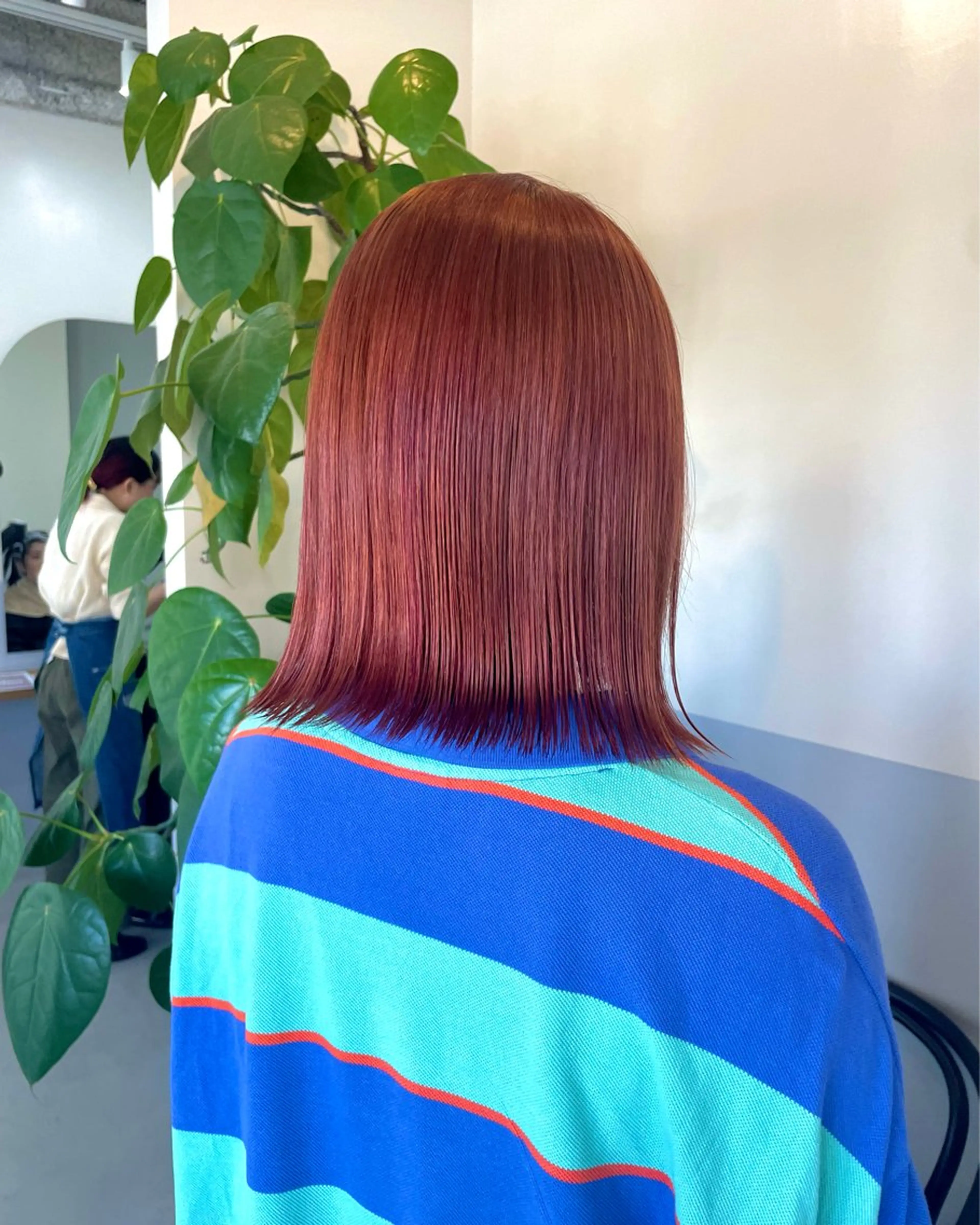 カラー basho ノエ.／カットモデルのヘアスタイル