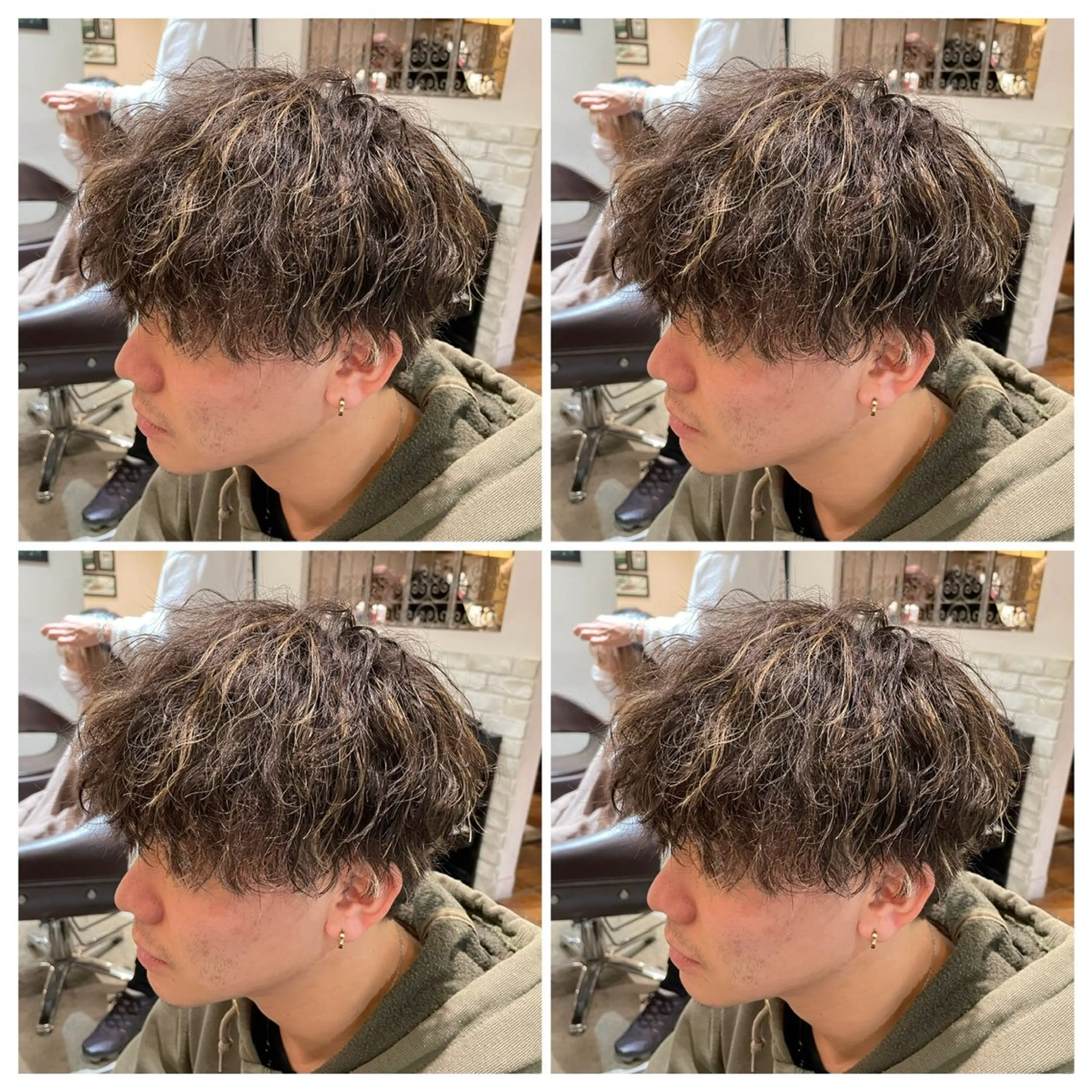 カラー パーマ メンズ カット ヘアカラー パーマ トリートメント 💎髪質改善/艶髪 荻原💎のヘアスタイル