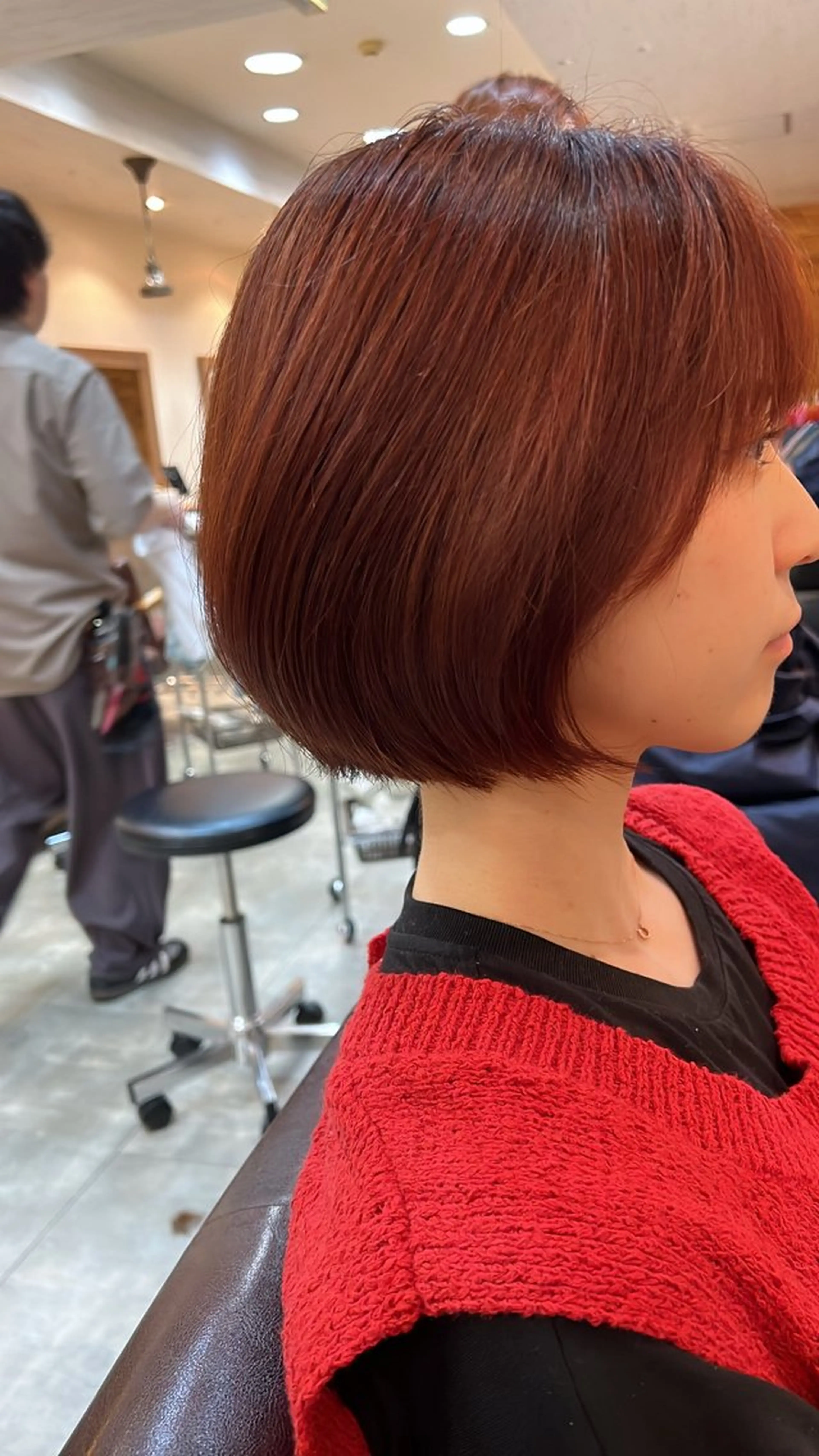 ショート カラー ヘアカラー トリートメント little  porto所属・透明感・艶感 小坂隼斗のヘアスタイル