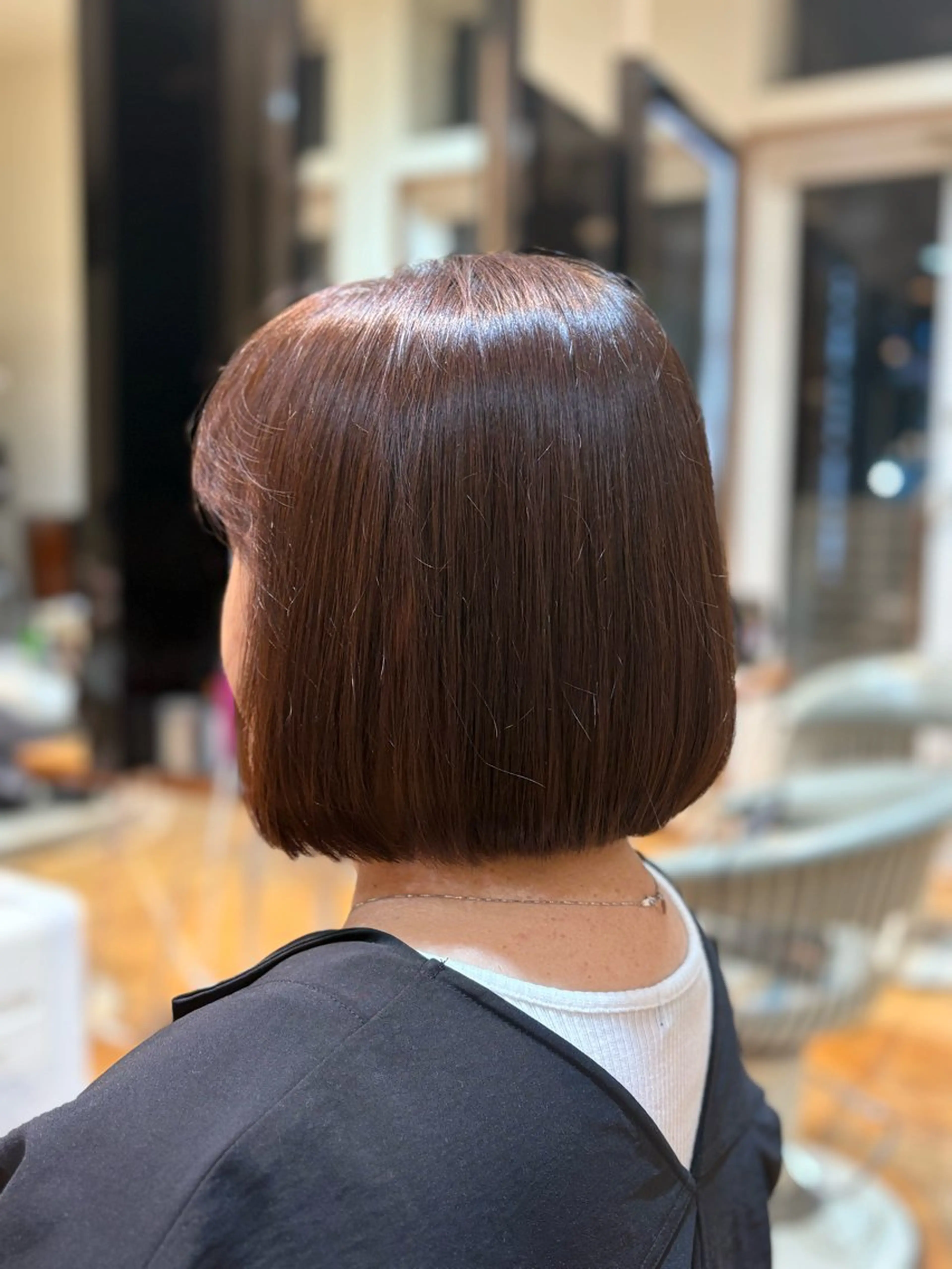 ショート ボブカット／ 明千のヘアスタイル