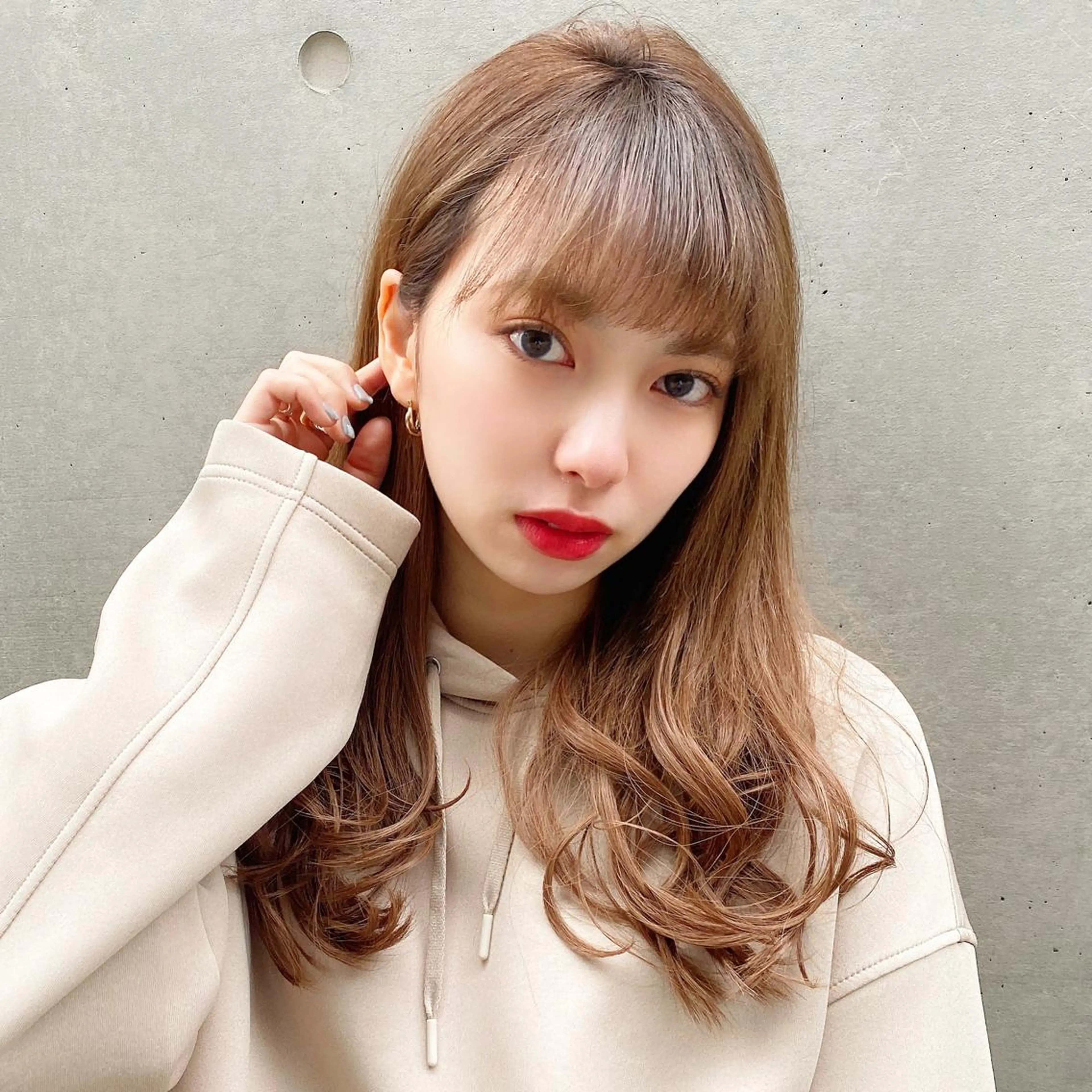 ミディアム ボブ/縮毛矯正/ 高嶋 優のヘアスタイル