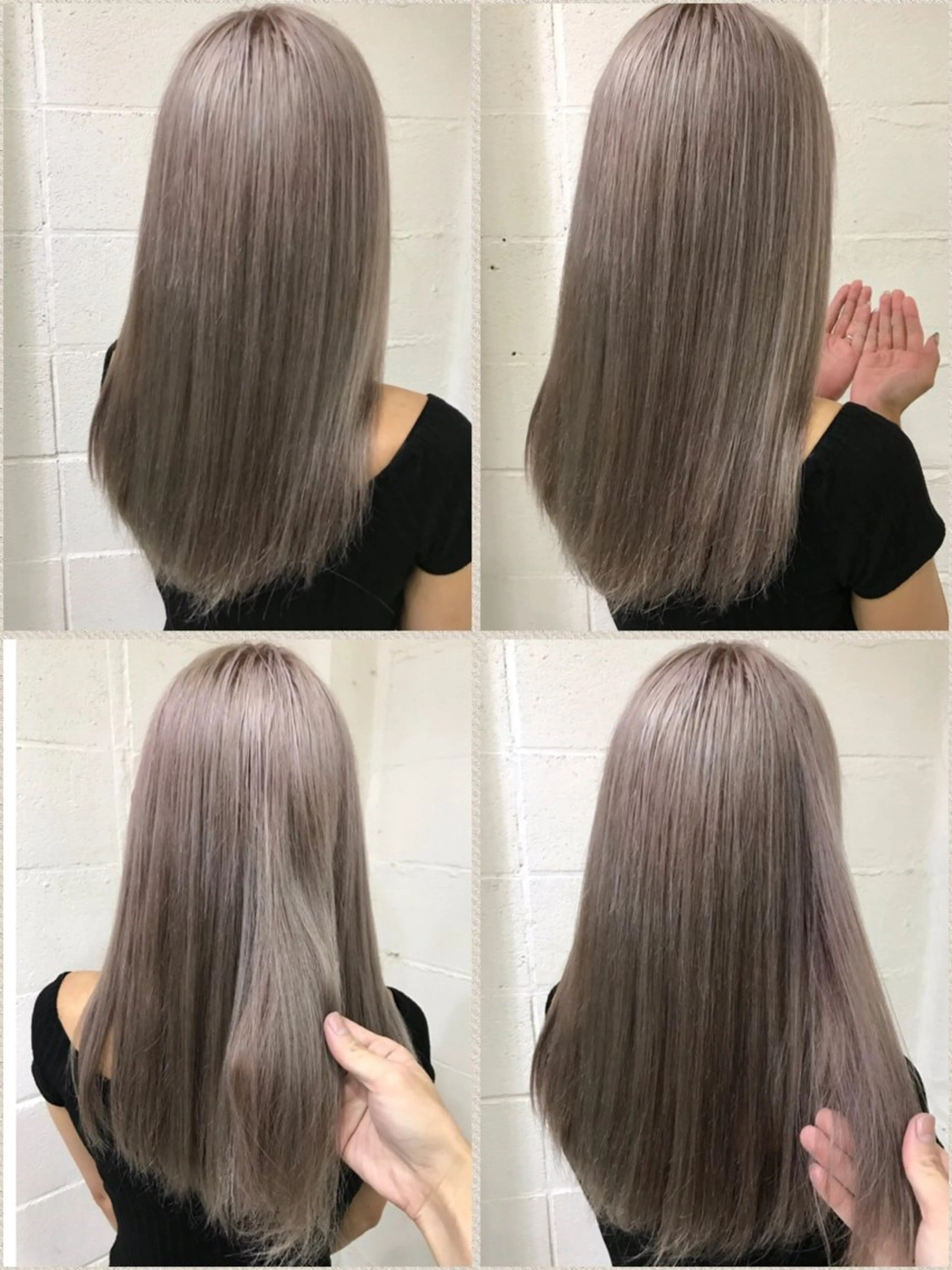 ロング カラー カット ヘアカラー トリートメント ‼️最新ハネエクステ 原宿のヘアスタイル