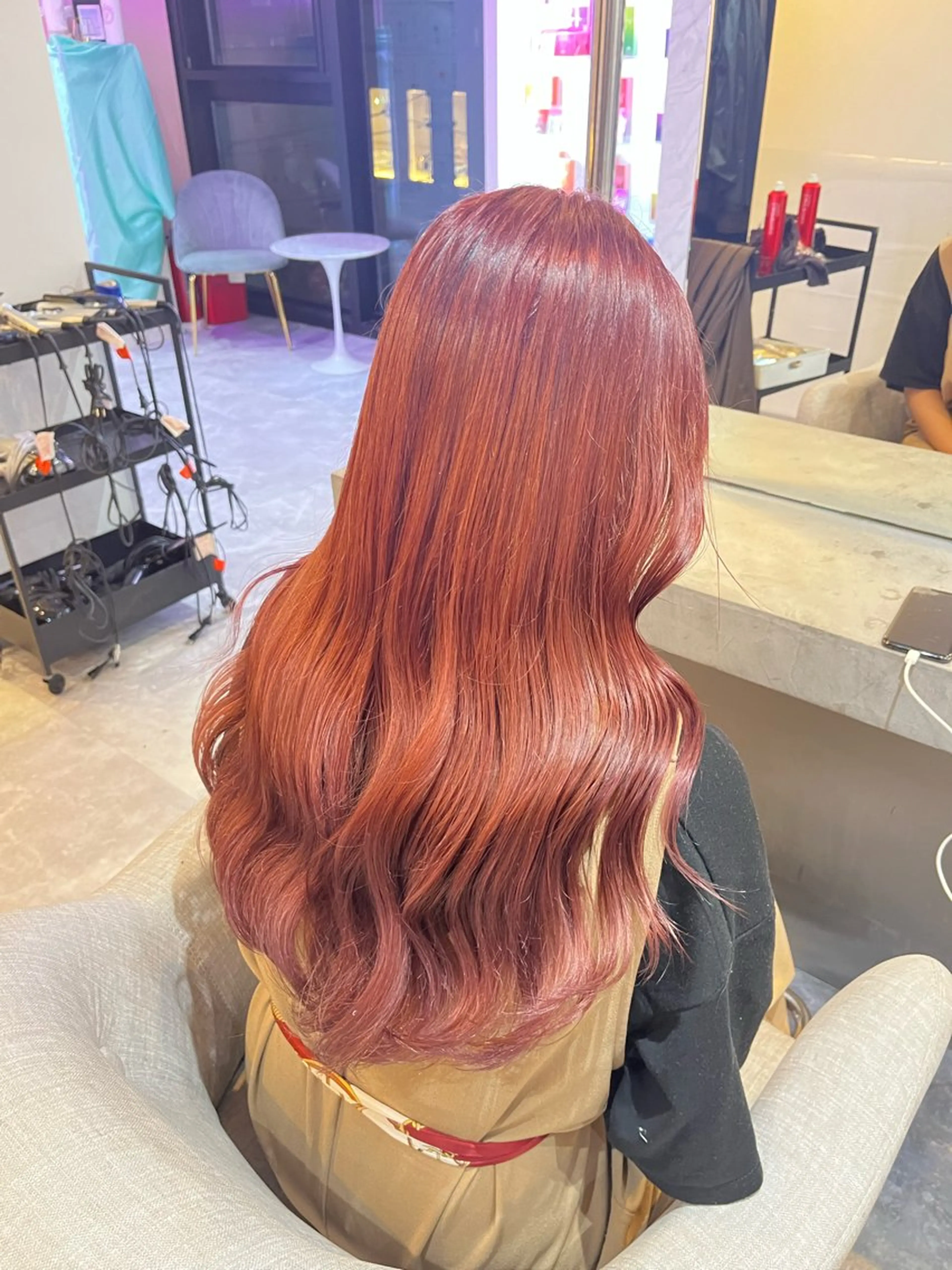 セミロング カラー ヘアカラー YUI /Lovisのヘアスタイル