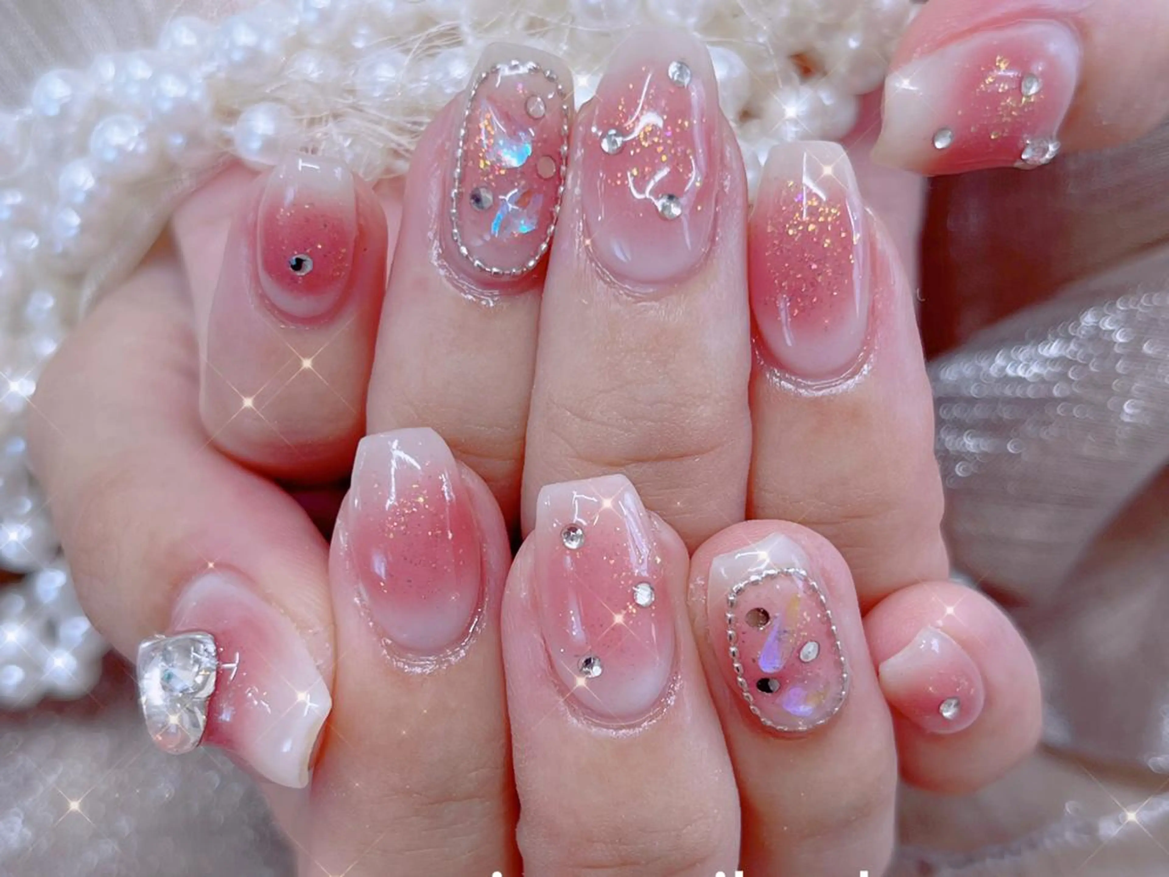 ネイル ハンドネイル 桜 井🧸のネイルデザイン