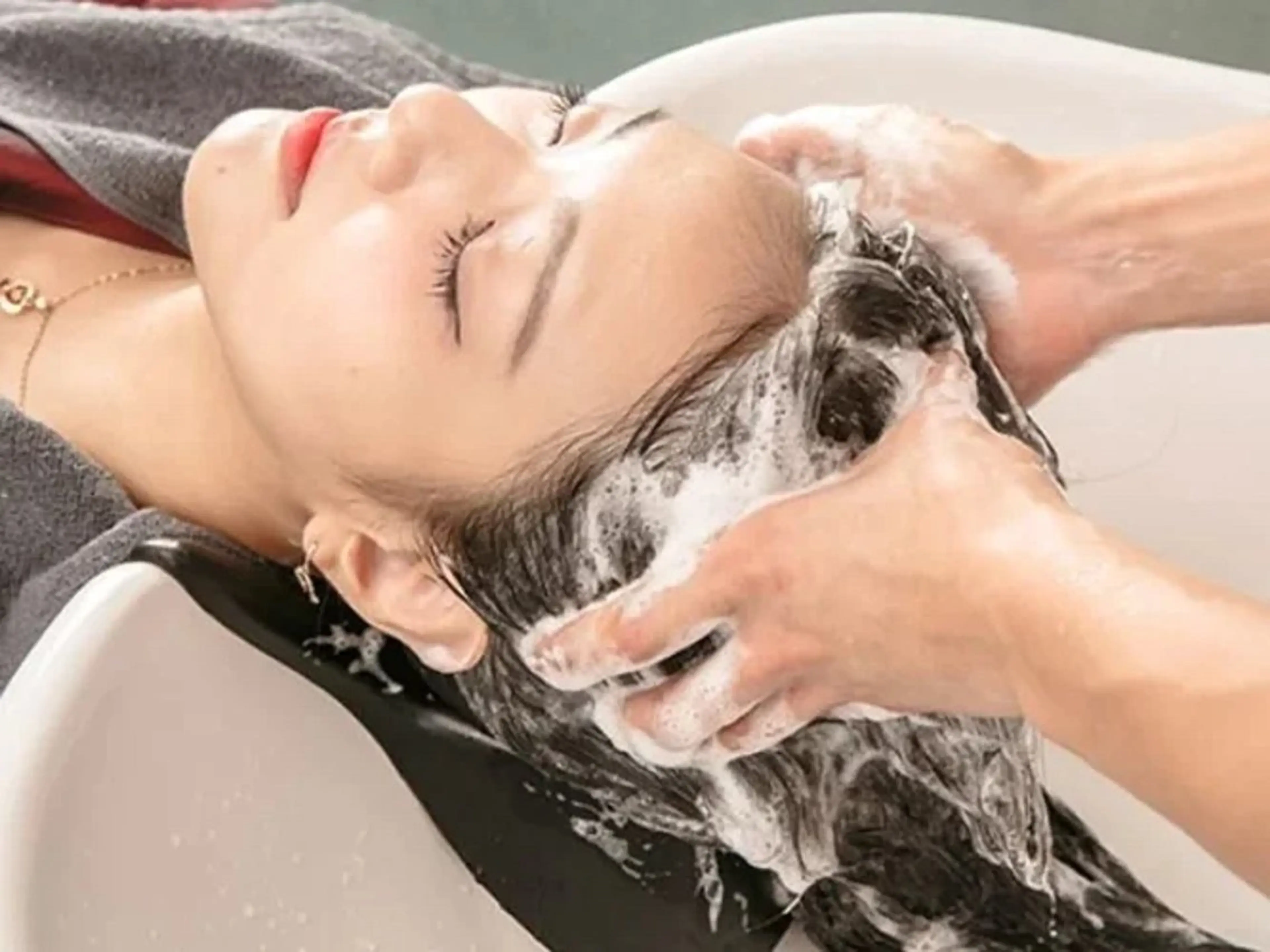 【🍃男女ともに大人気🍃】カット✂︎＋ヘッドスパ🫧の写真