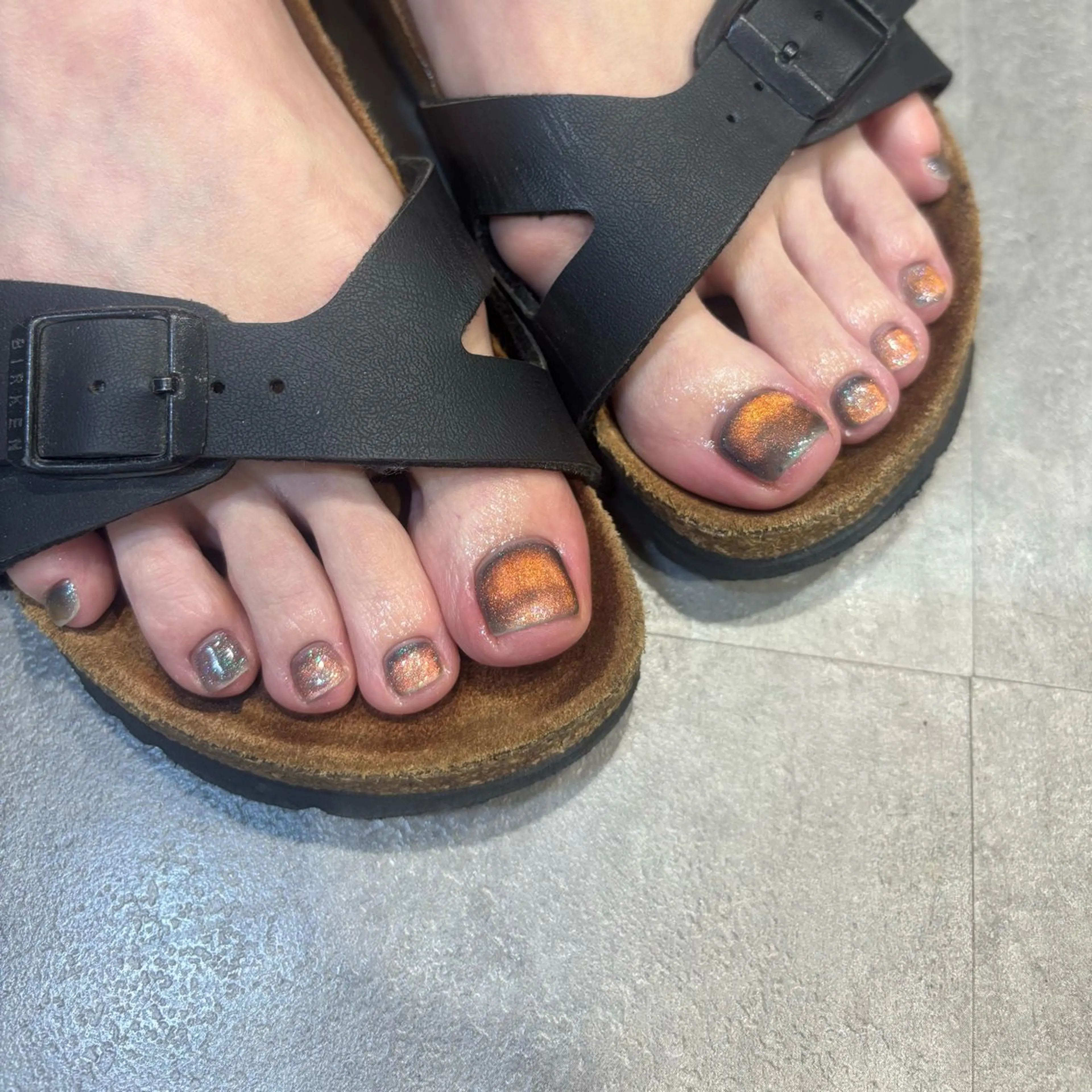 🩵フットワンカラー🩵【オフなし】➕550円でマグネット・フラッシュに変更可能です🙇‍♀️🫧の写真